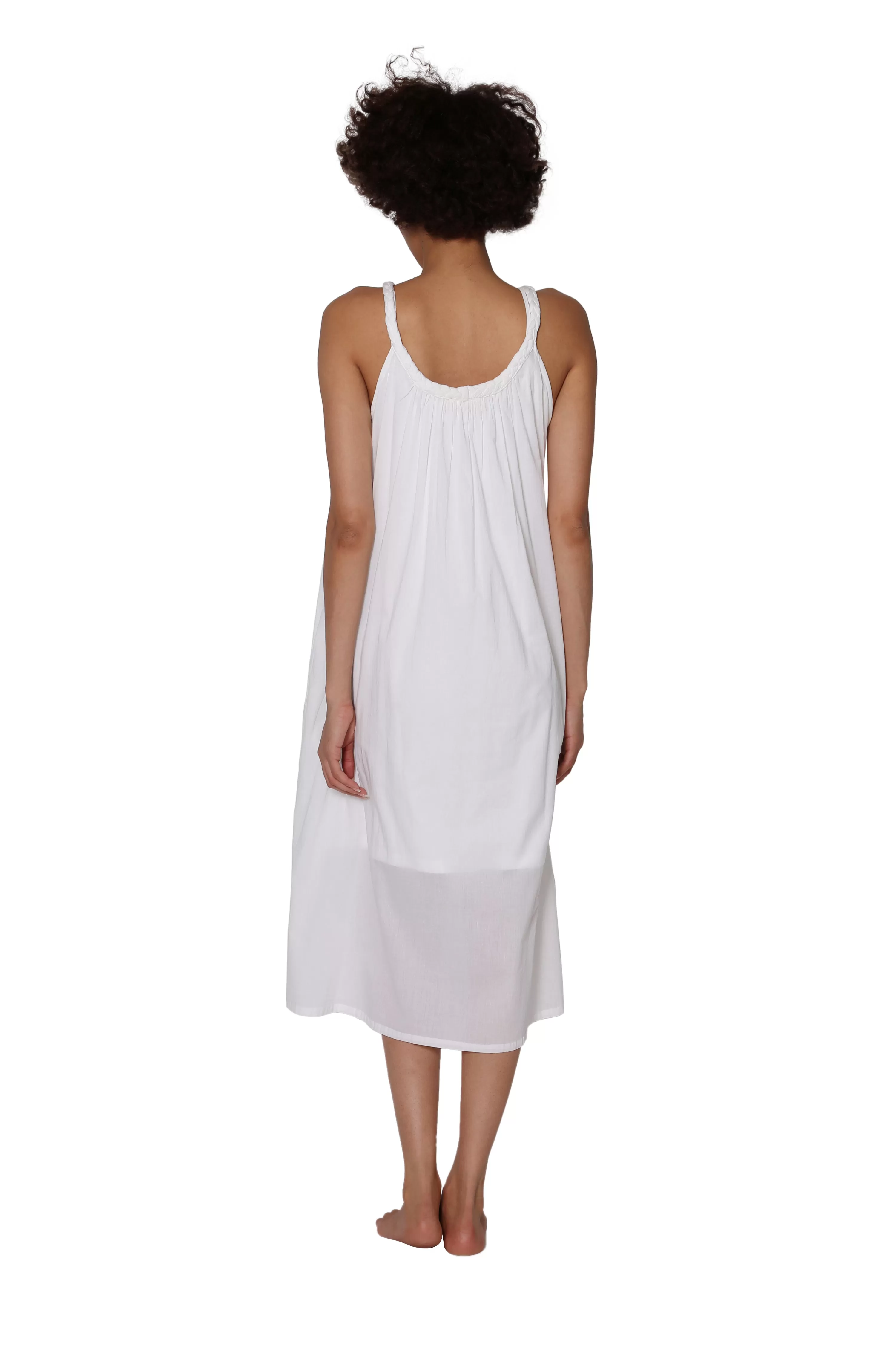 100% Cotton Braided Tank Dress