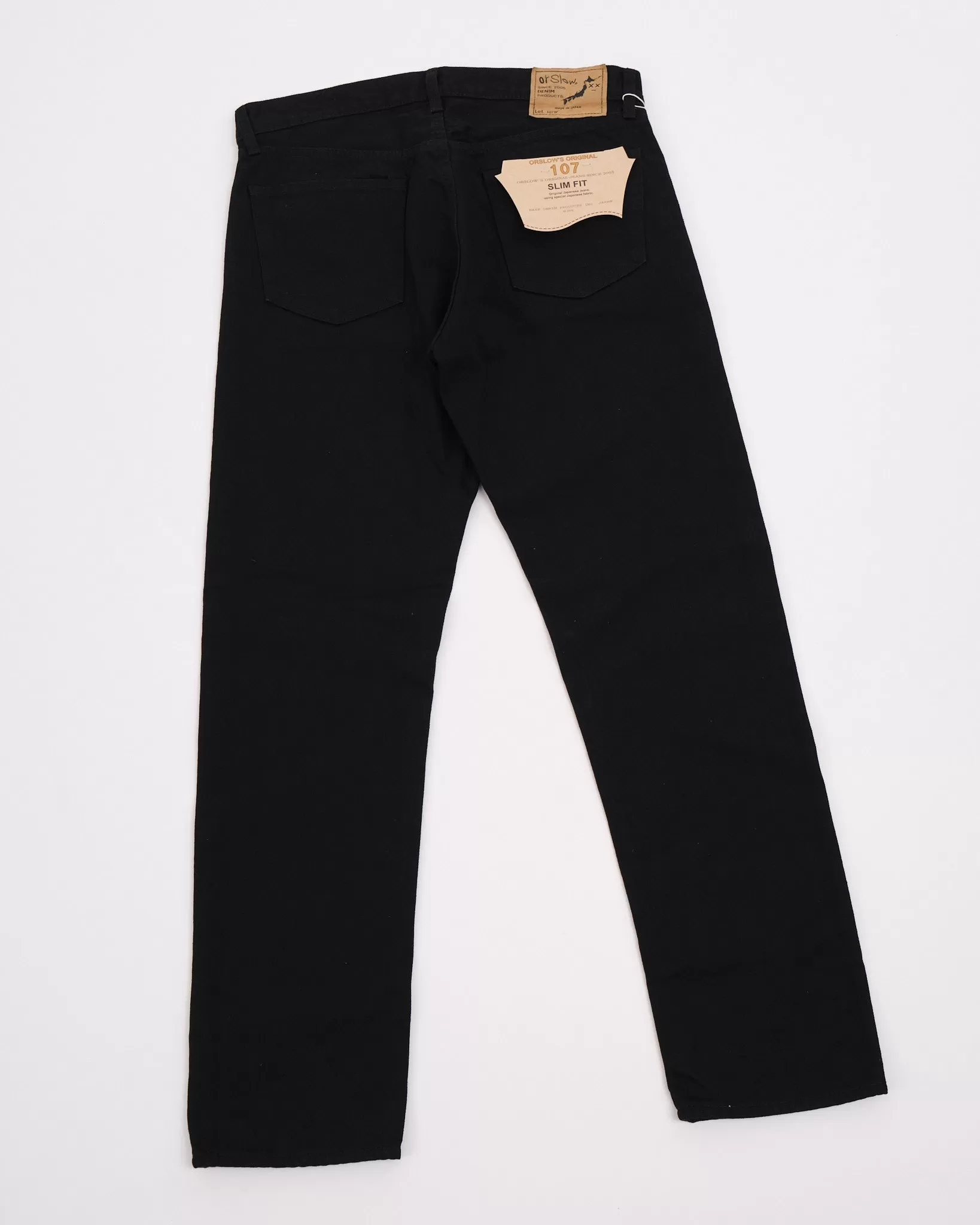 107 IVY FIT BLACK DENIM