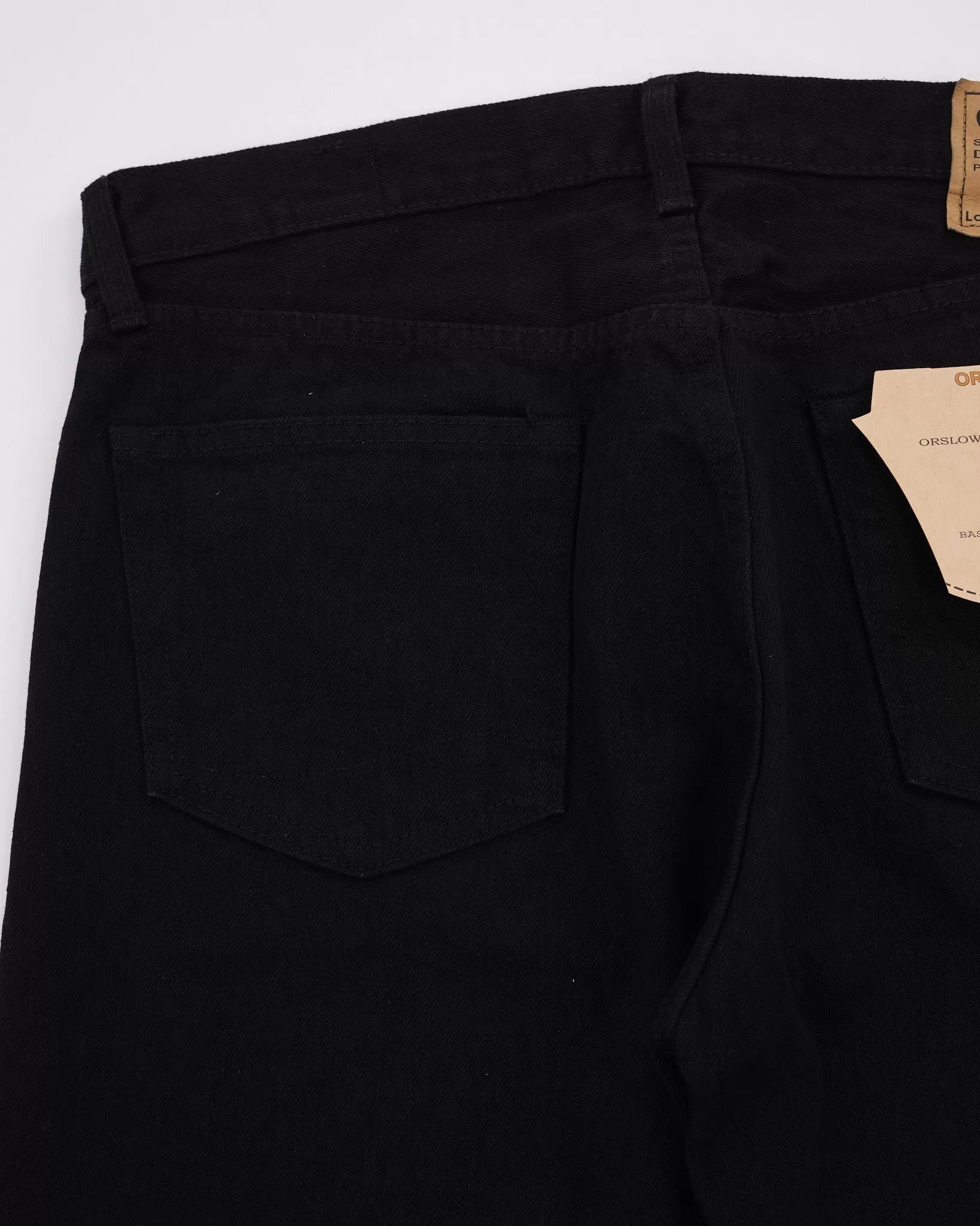 107 IVY FIT BLACK DENIM