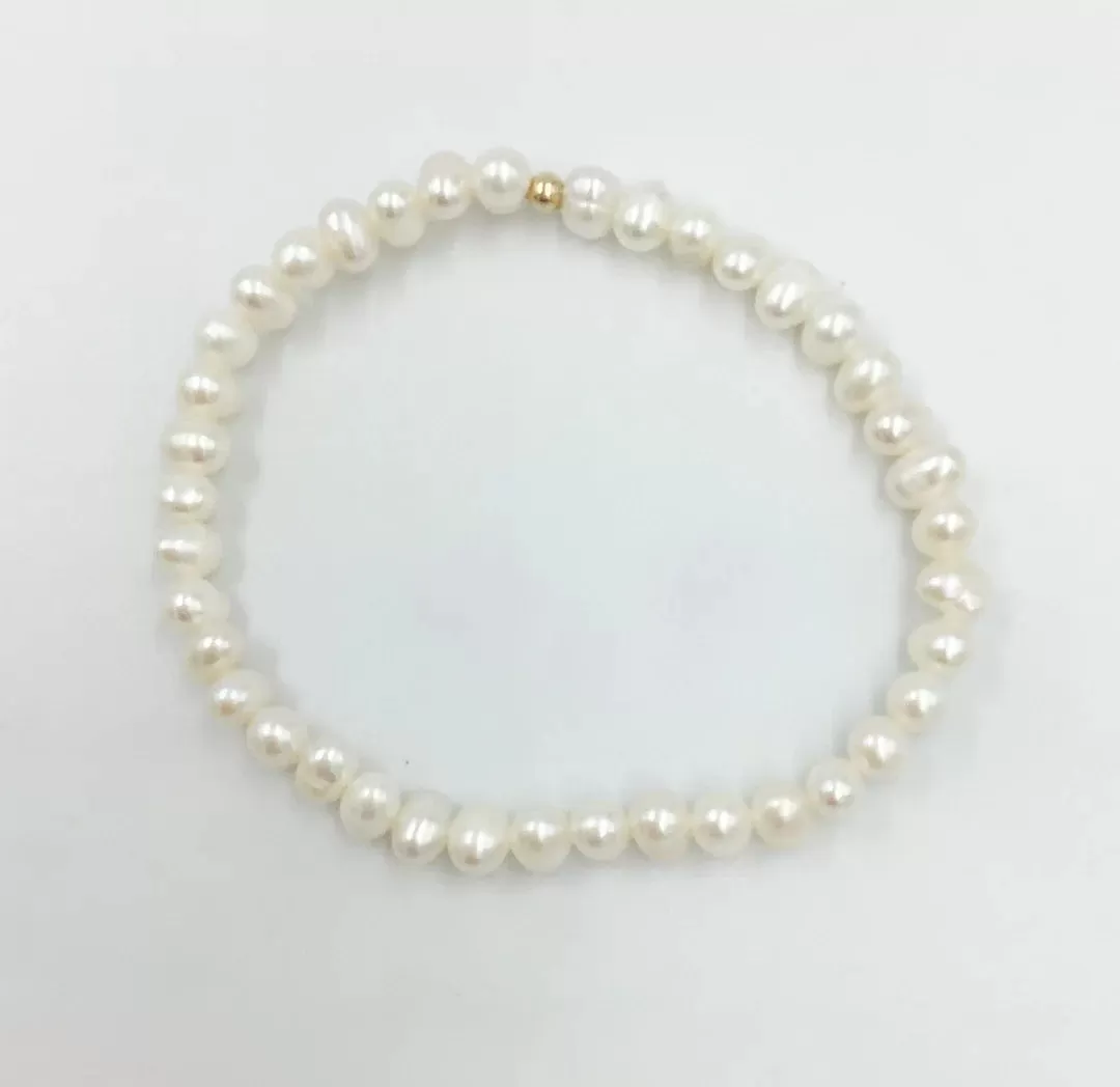 4MM PEARL BRACELET - SASKIA DEVRIES