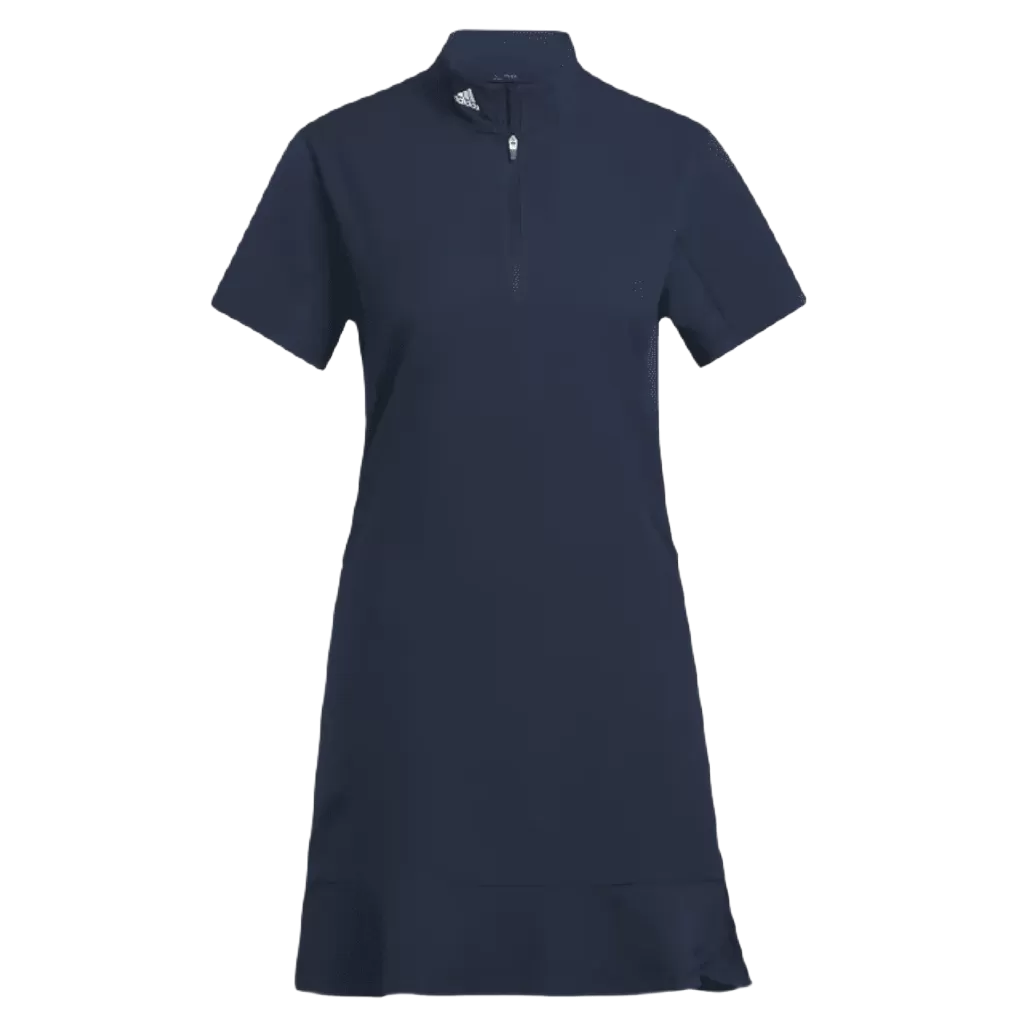 Adidas Ladies Frill Dress - Blue