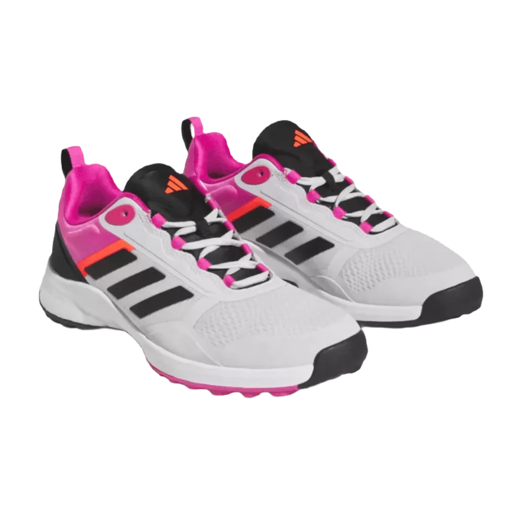 Adidas Ladies Zoysia Golf Shoes - Grey/Pink