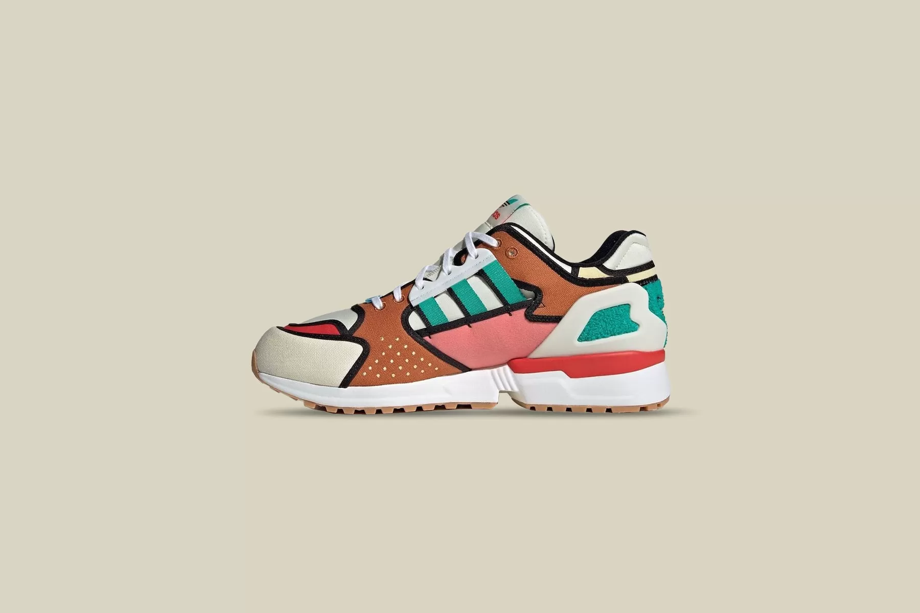 Adidas Originals x The Simpsons ZX 10000 Krusty Burger - White/Multi