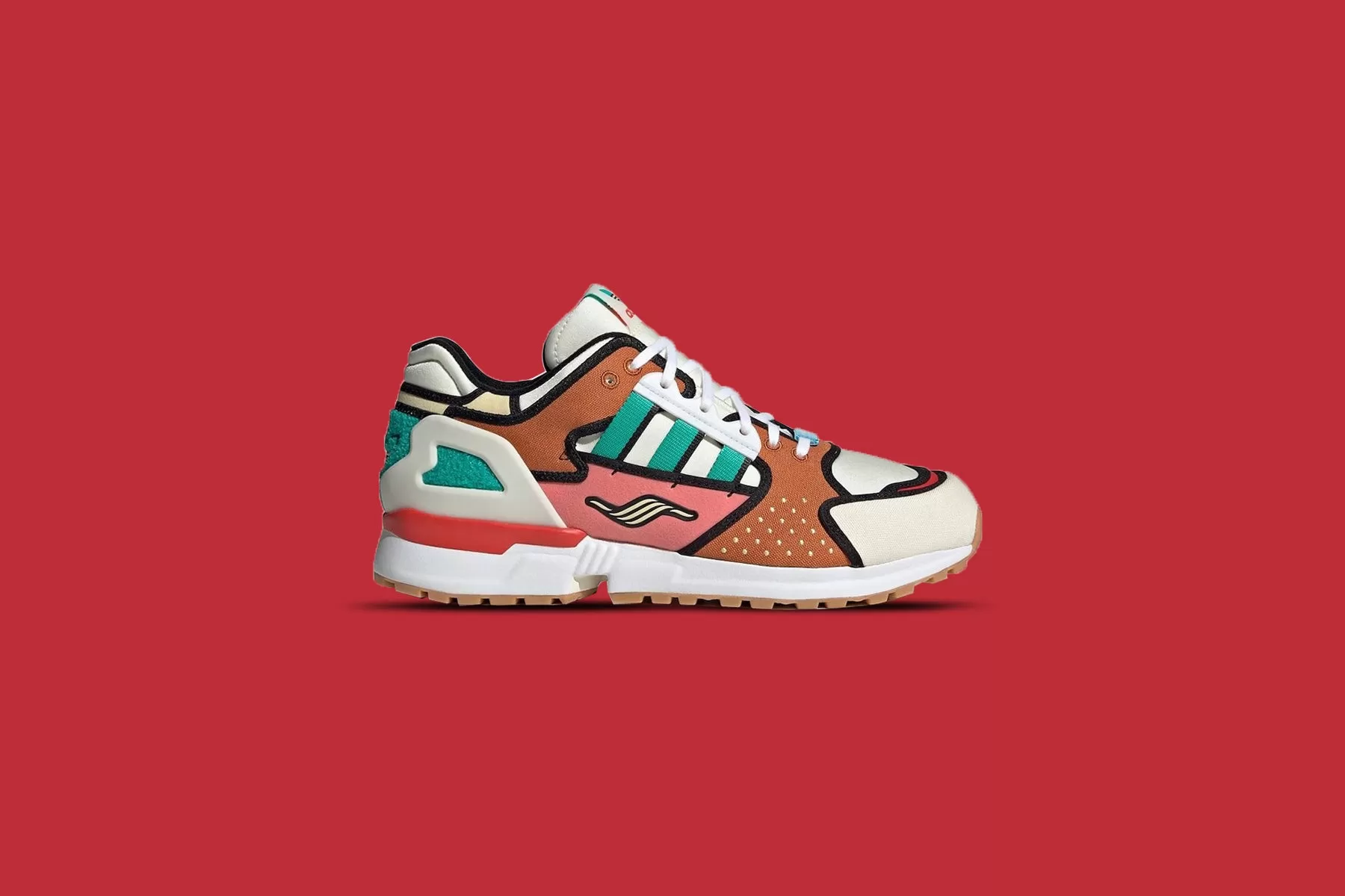 Adidas Originals x The Simpsons ZX 10000 Krusty Burger - White/Multi