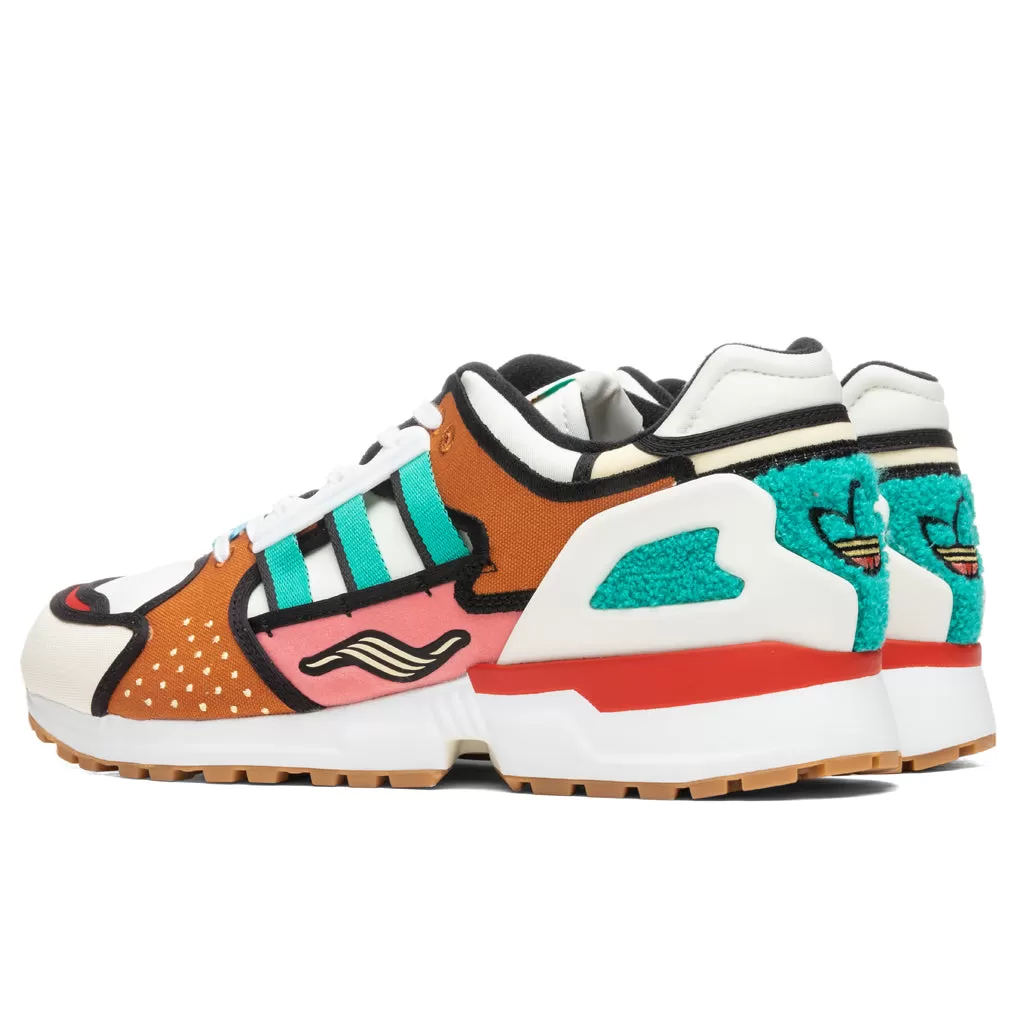 Adidas Originals x The Simpsons ZX 10000 Krusty Burger - White/Multi