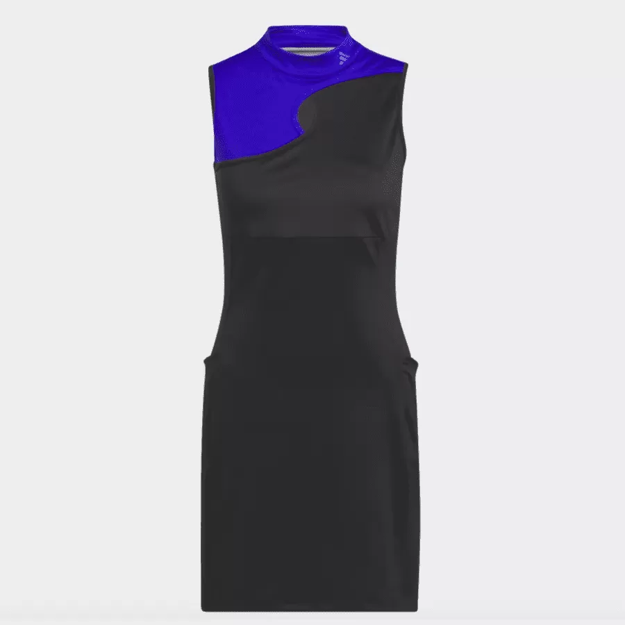 Adidas Ultimate365 Tour Colorblocked Golf Dress - Black