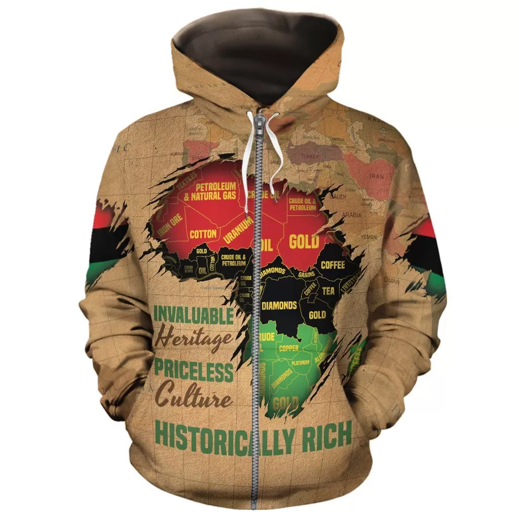 African Pride Of Invaluable Heritage All-over Hoodie