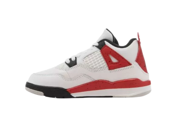 Air Jordan 4 Retro Red Cement (PS) KIDS