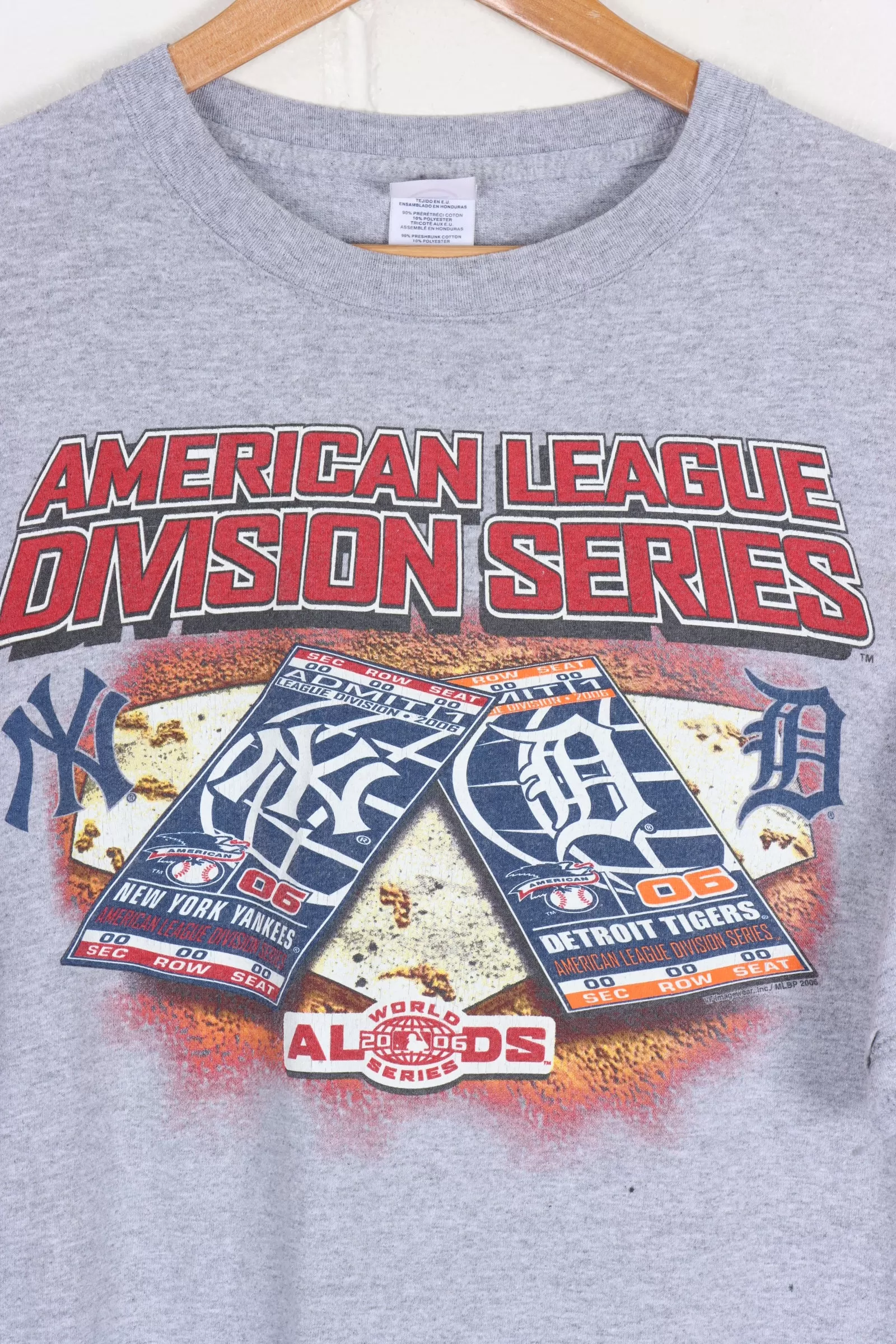 American League Division Series MLB Baseball Tee (L)