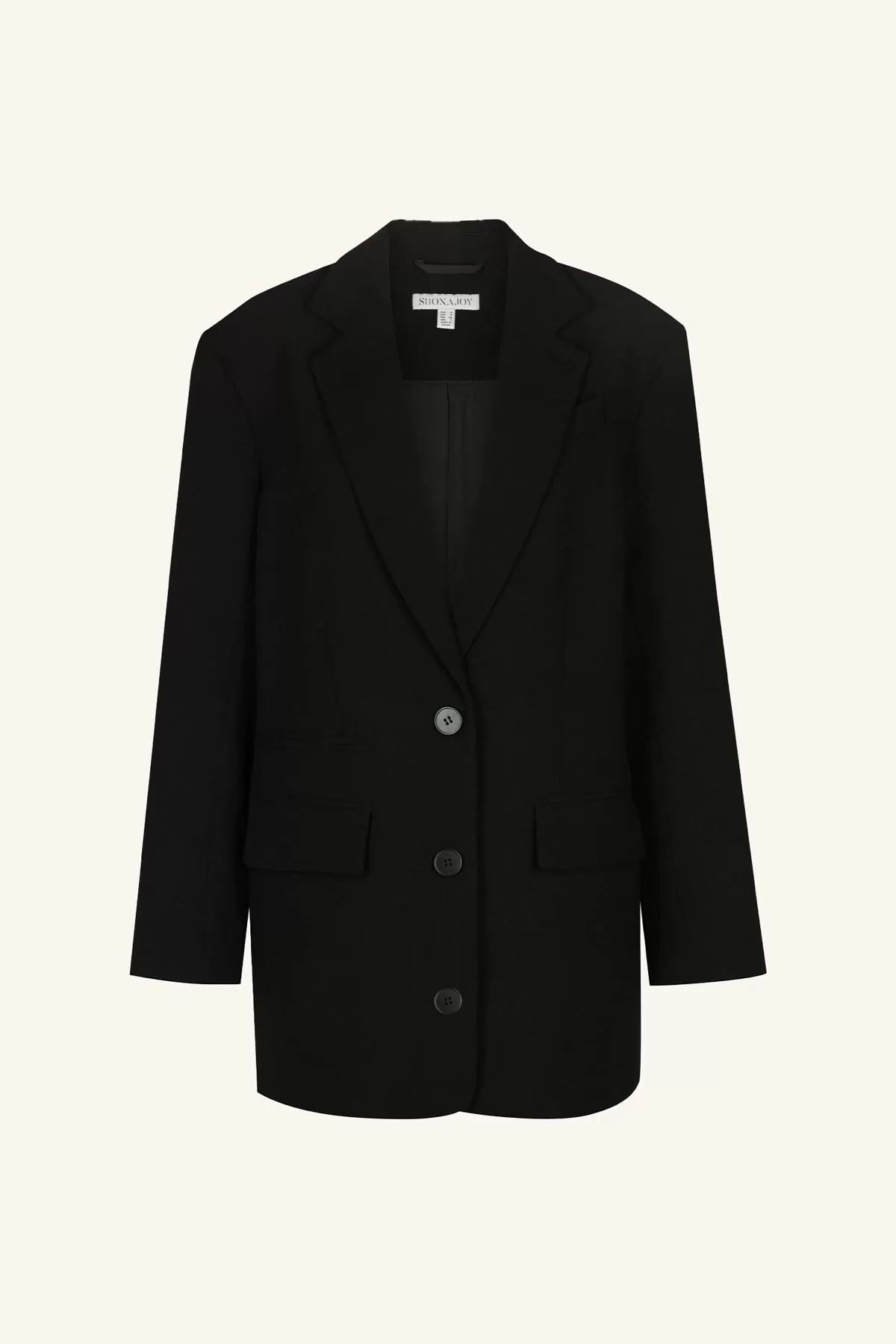 AMURA OVERSIZED BLAZER DRESS - BLACK