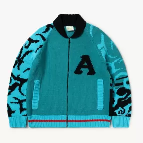 Aries Arise Varsity Zip Thru Knit