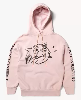 Aries Arise Worried Cat Acid Hoodie