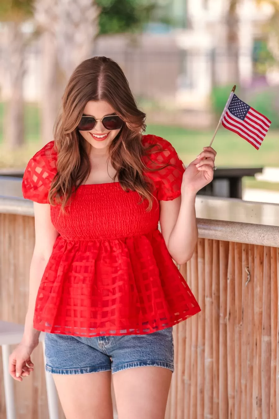 Arizona Smocked Top