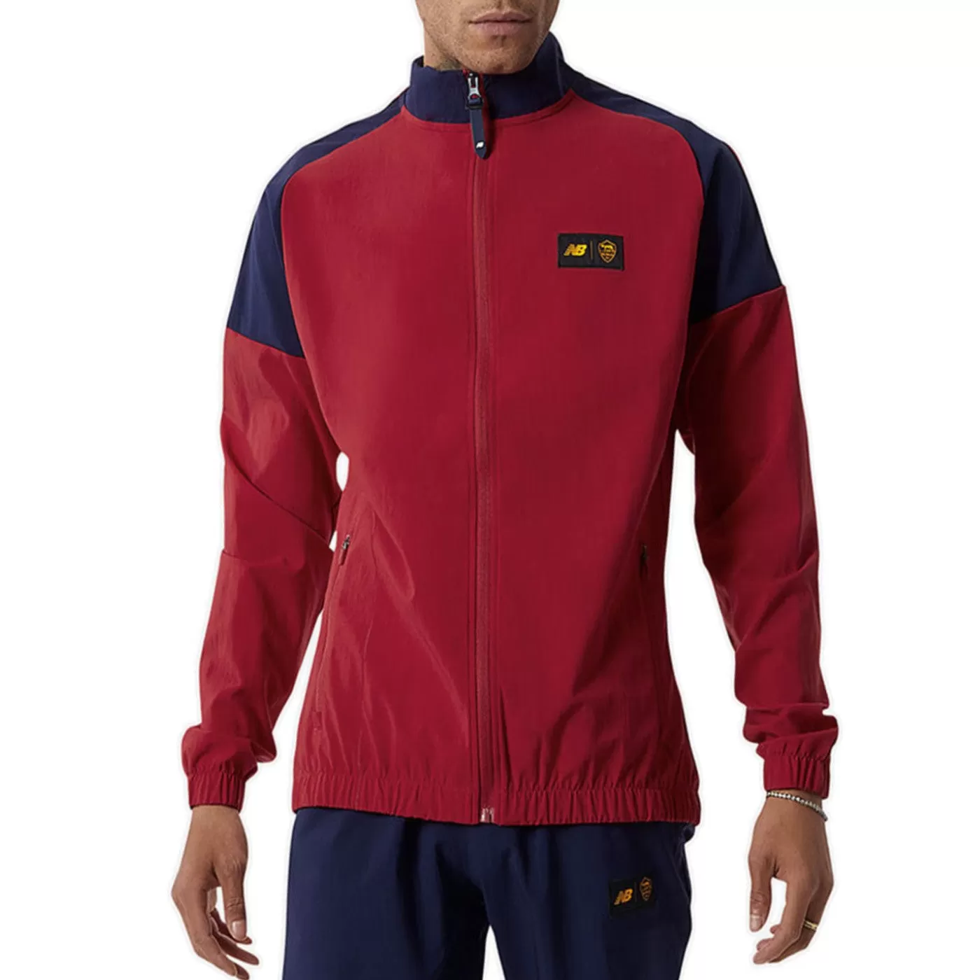 AS Roma training presentation soccer tracksuit 2022/23 - New Balance