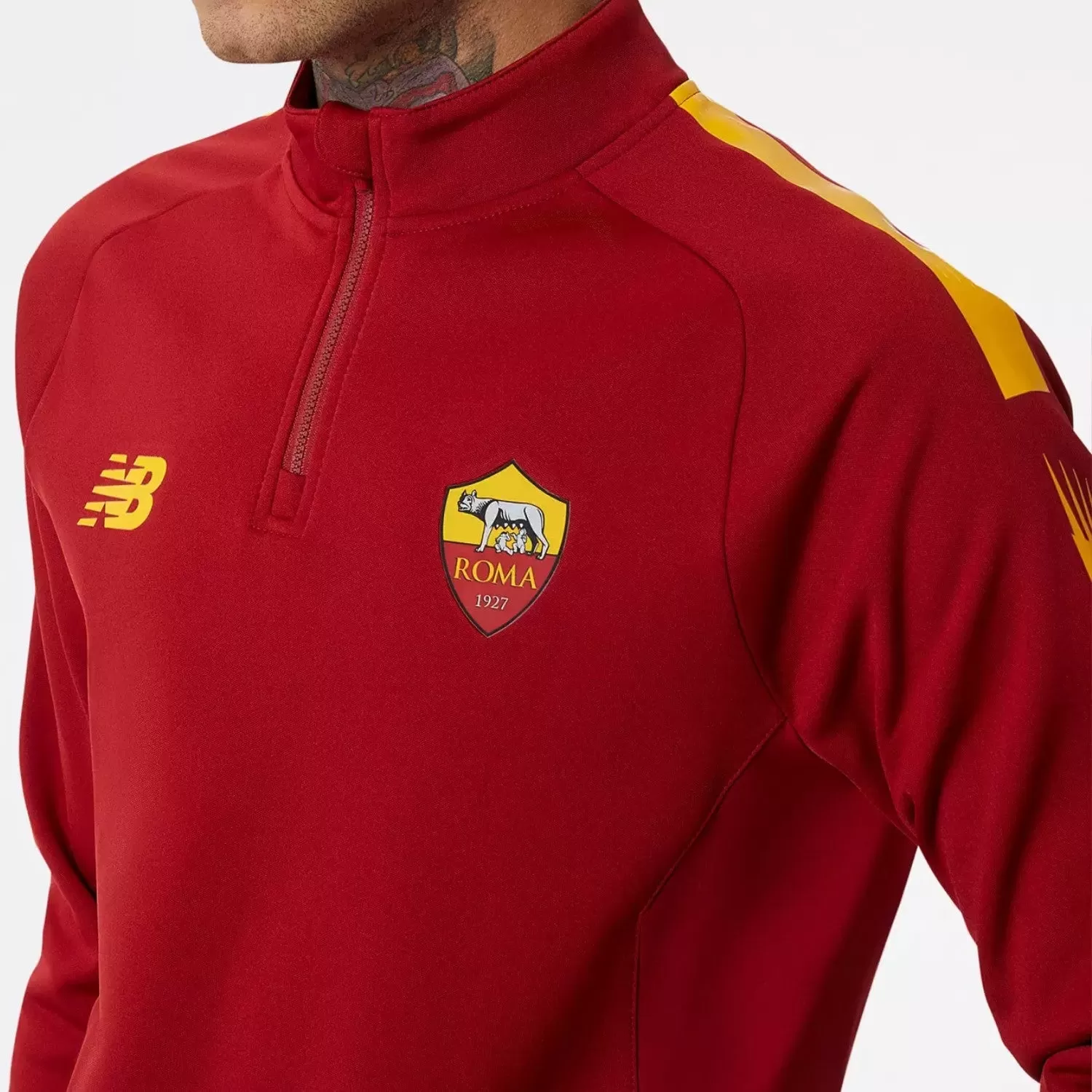 AS Roma training technical Soccer sweat top 2022/23 - New Balance