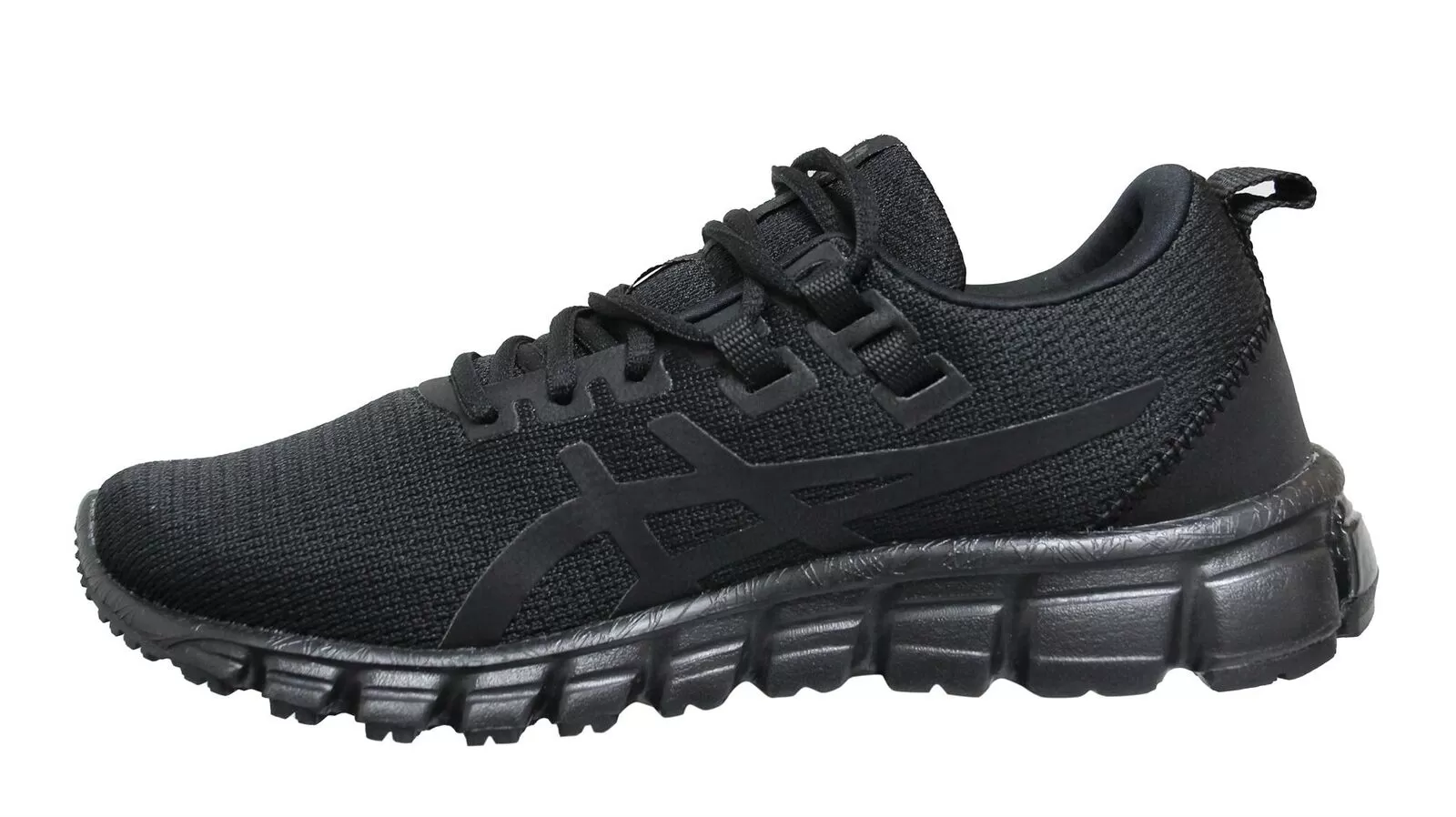 Asics Gel-Quantum 90 Black Low Lace Up Running Trainers - Womens