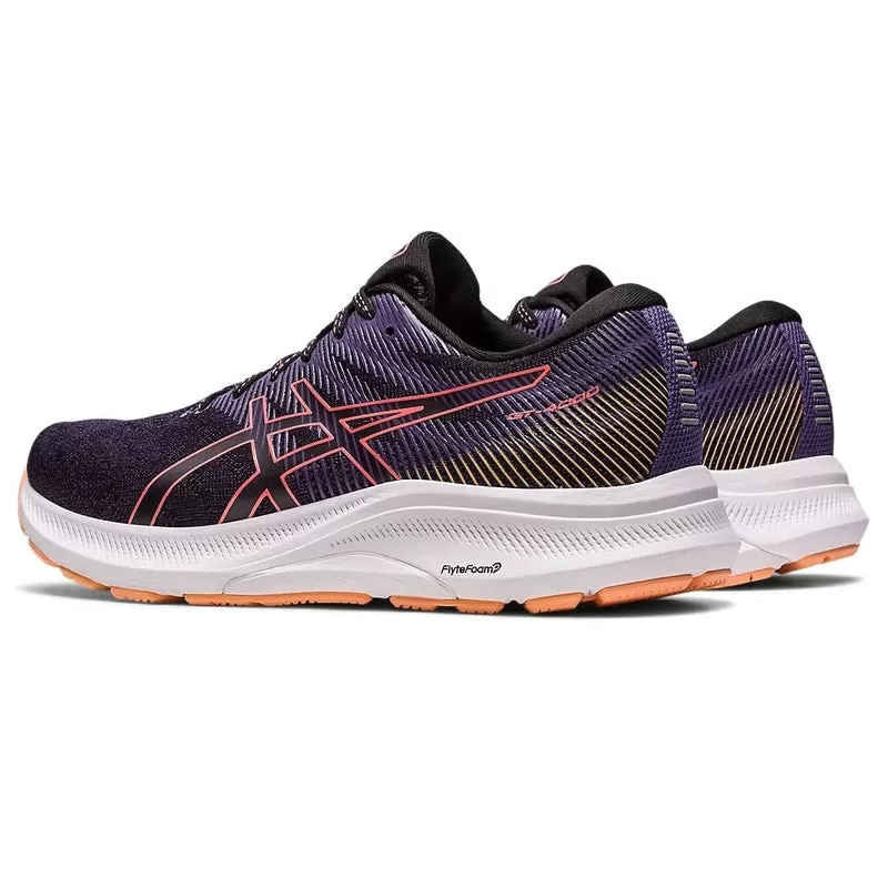 Asics Women's GT-4000 3 Road Running Shoes - (002)Black/Papaya