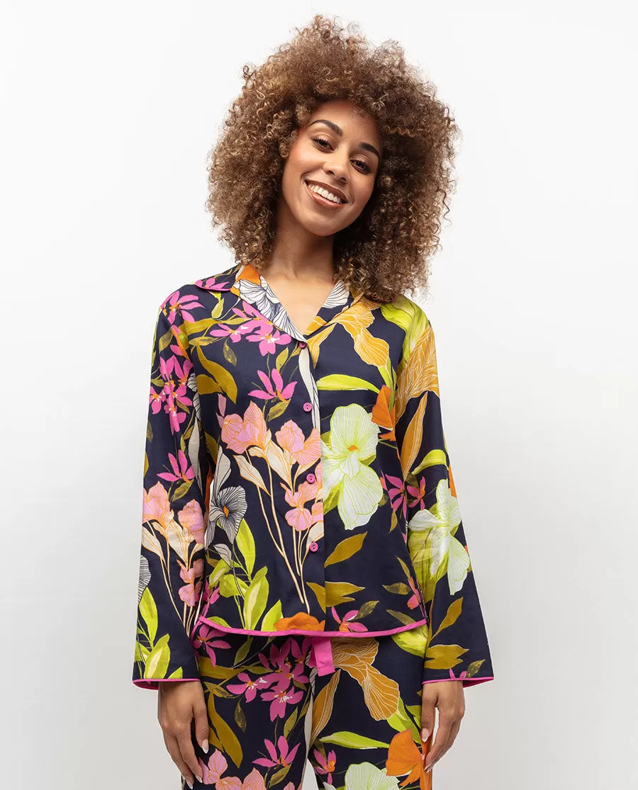 Avery Floral Print Pyjama Top