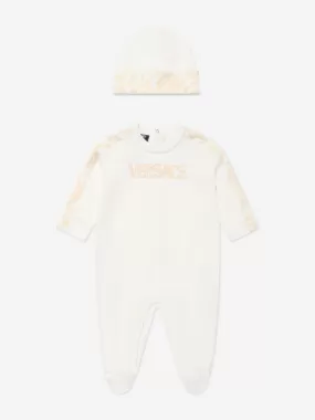 Baby Barocco Bodysuit Gift Set in White