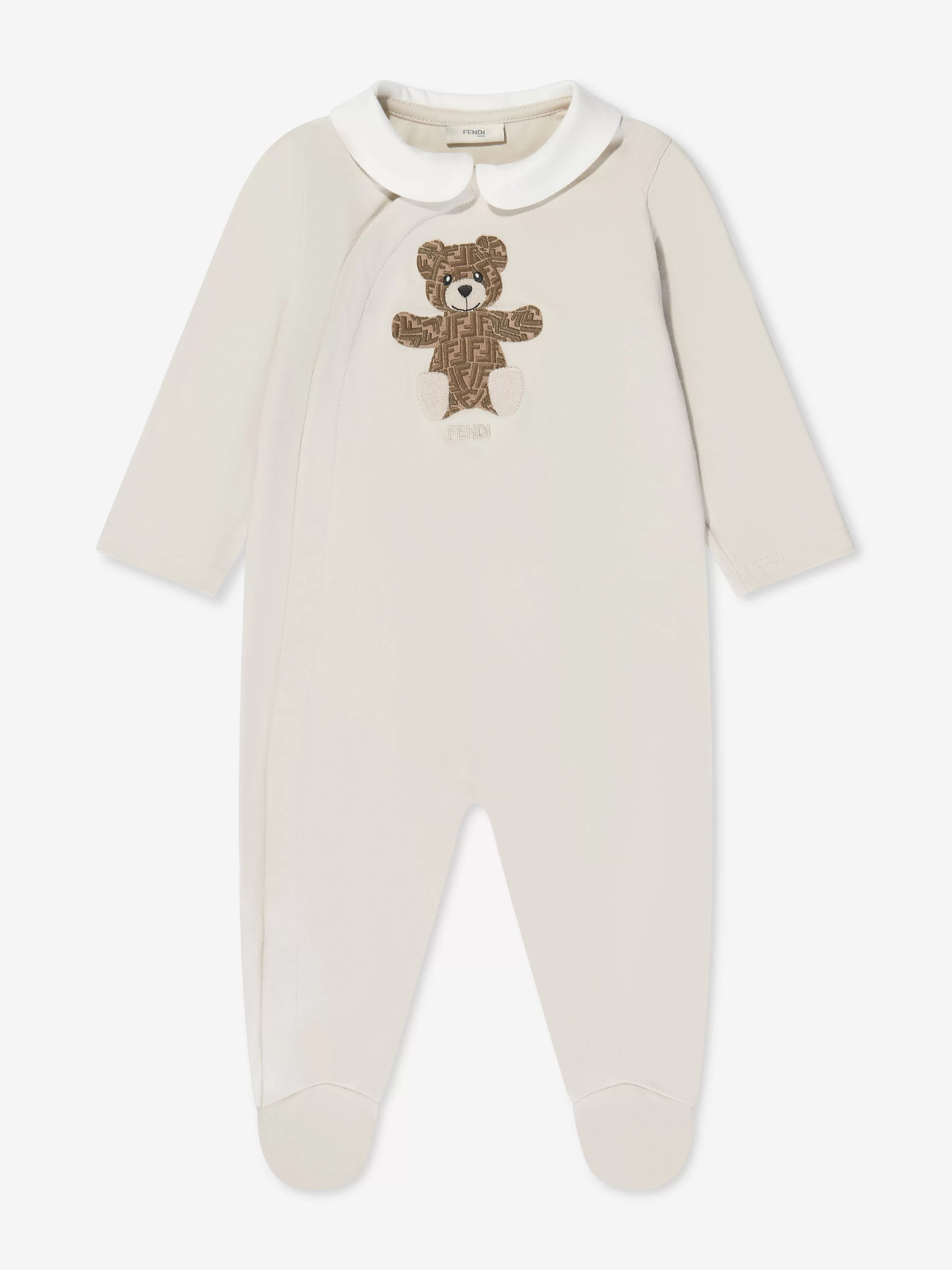 Baby Bear Babygrow Gift Set (2 Piece) in Beige