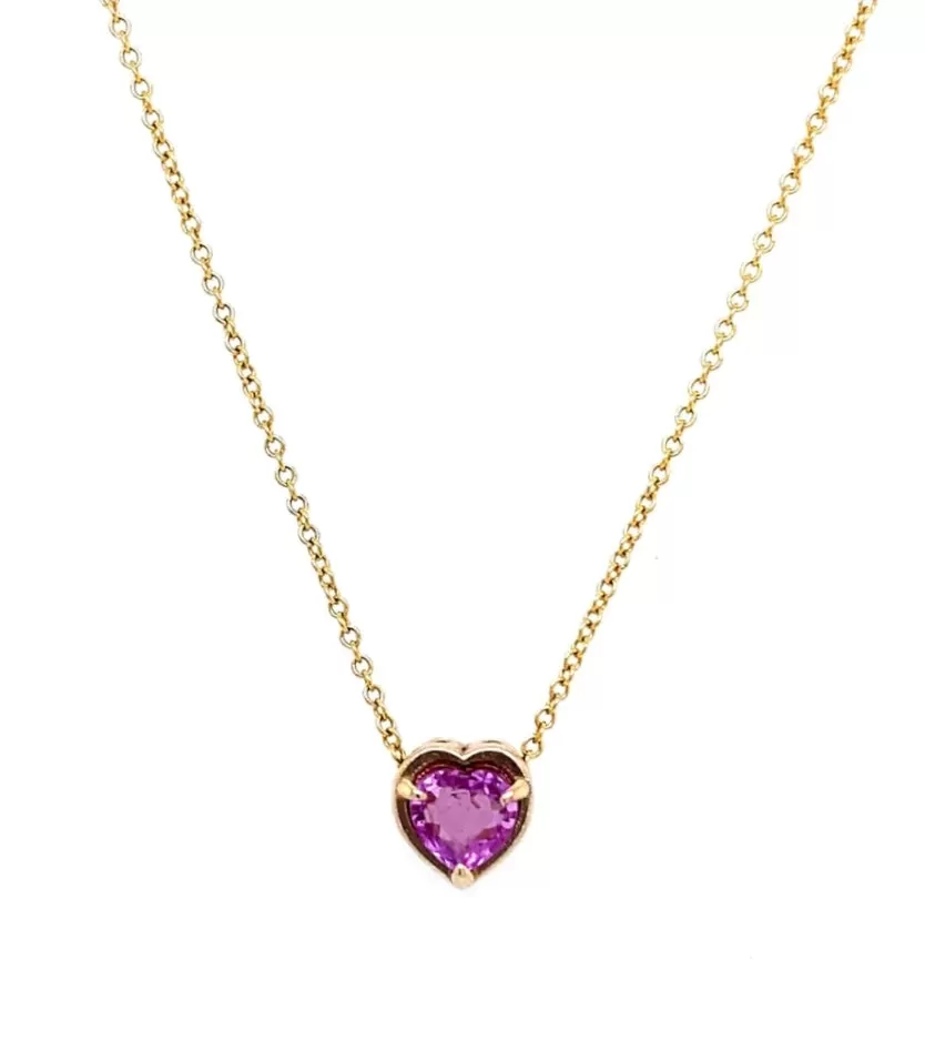 Barbie Pink Heart Slider Necklace