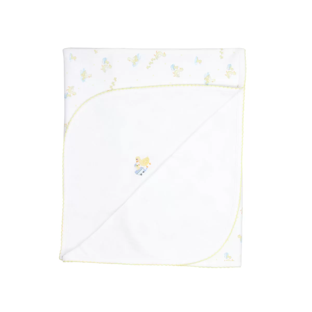 Bath Time Embroidery and Printed Blanket | Baby Unisex