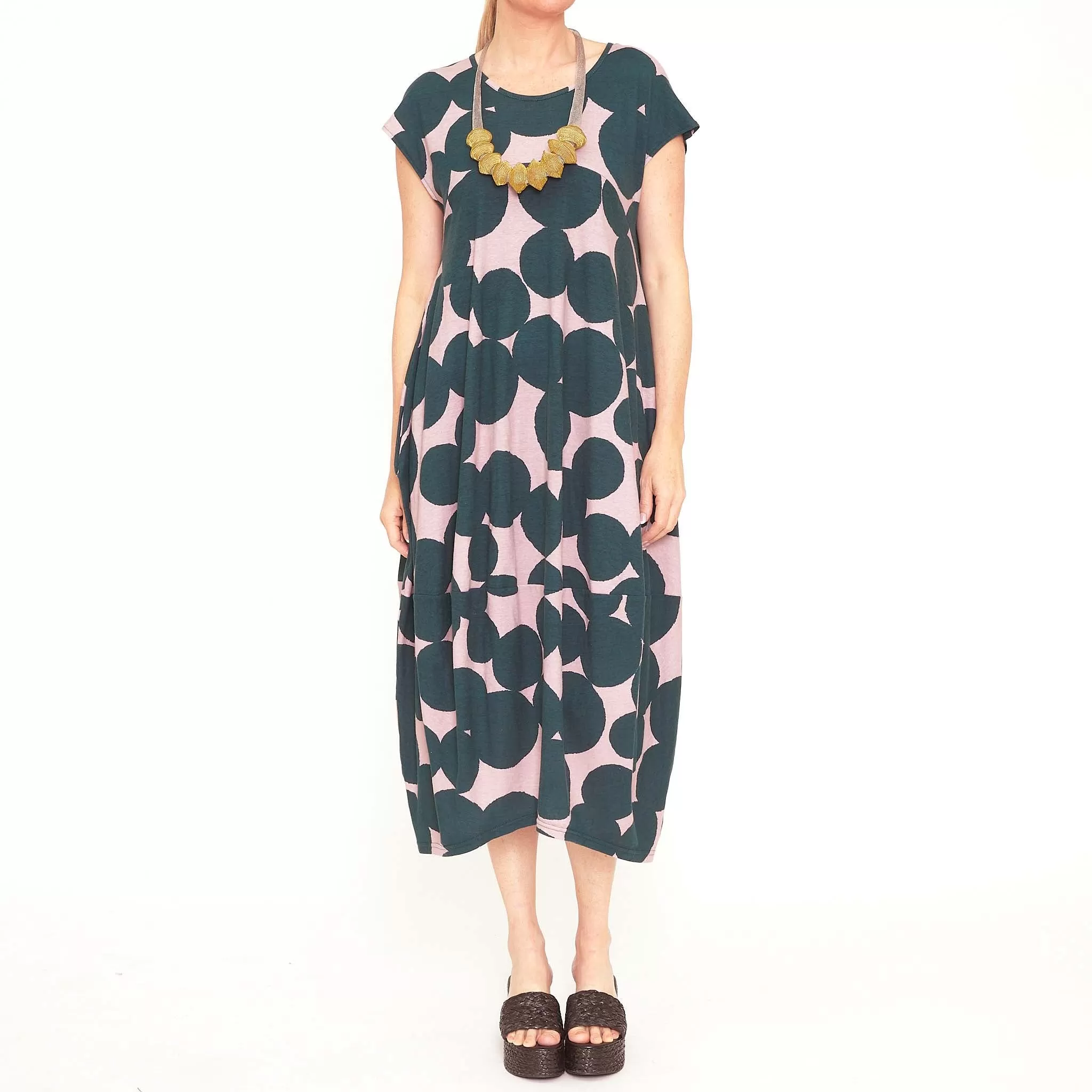 Bertie Teal Spot Dress