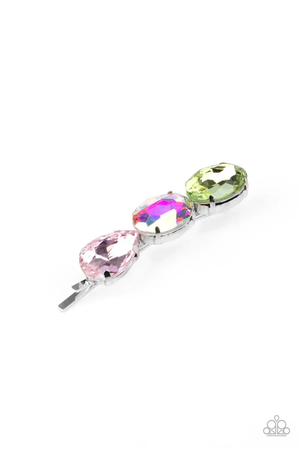 Beyond Bedazzled Multi-color Rhinestone Hair Pin - Paparazzi Accessories