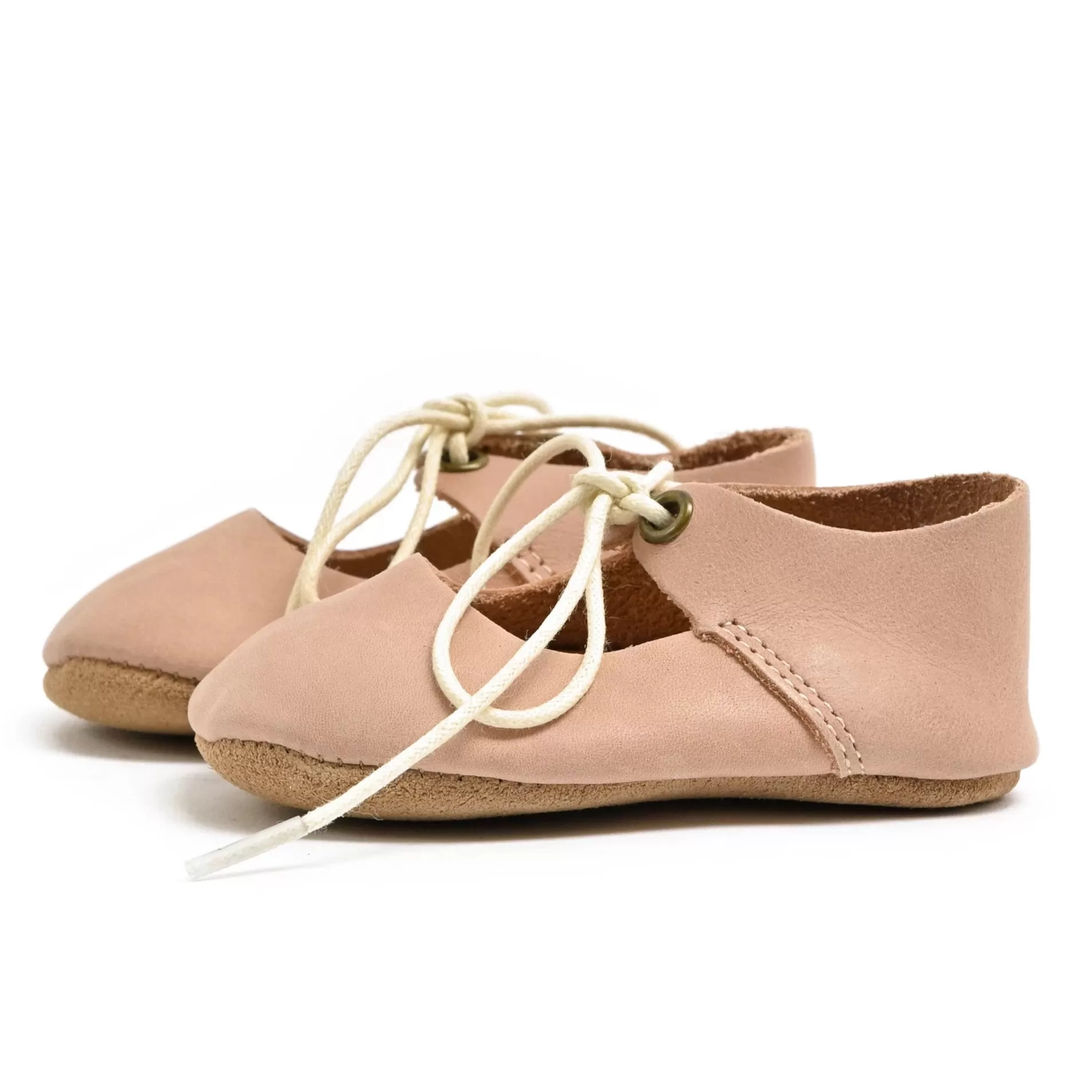 Blush - Lace-Up Mary Jane - Soft Sole