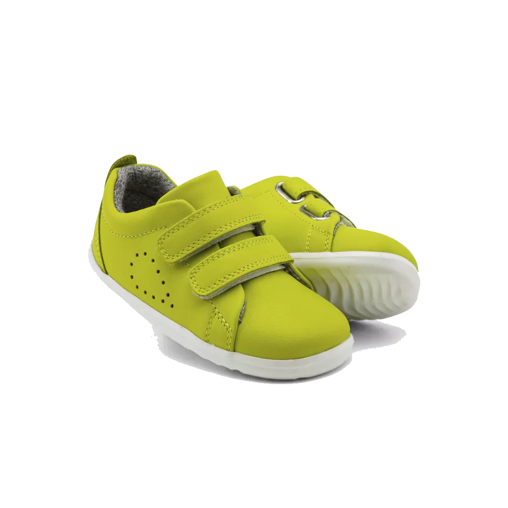 Bobux Step Up Grass Court Lime Trainer