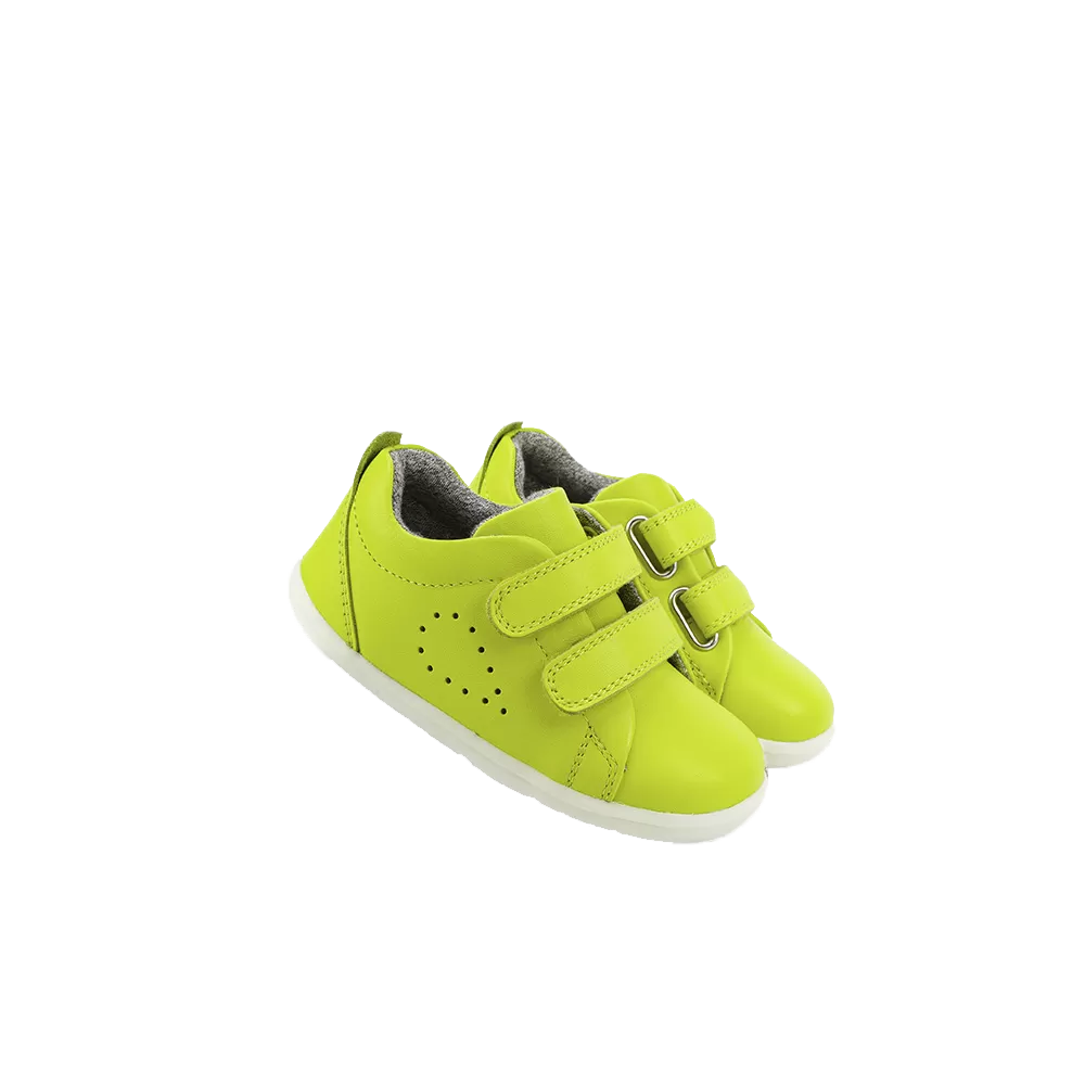 Bobux Step Up Grass Court Lime Trainer