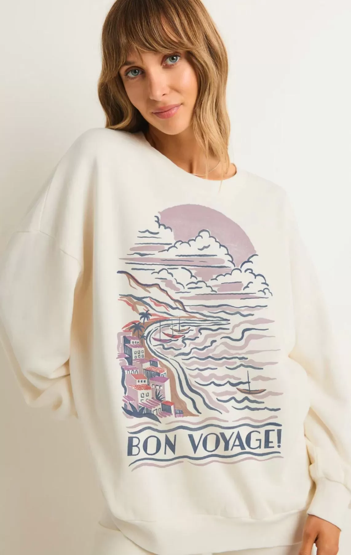 Bon Voyage Sunday Sweatshirt