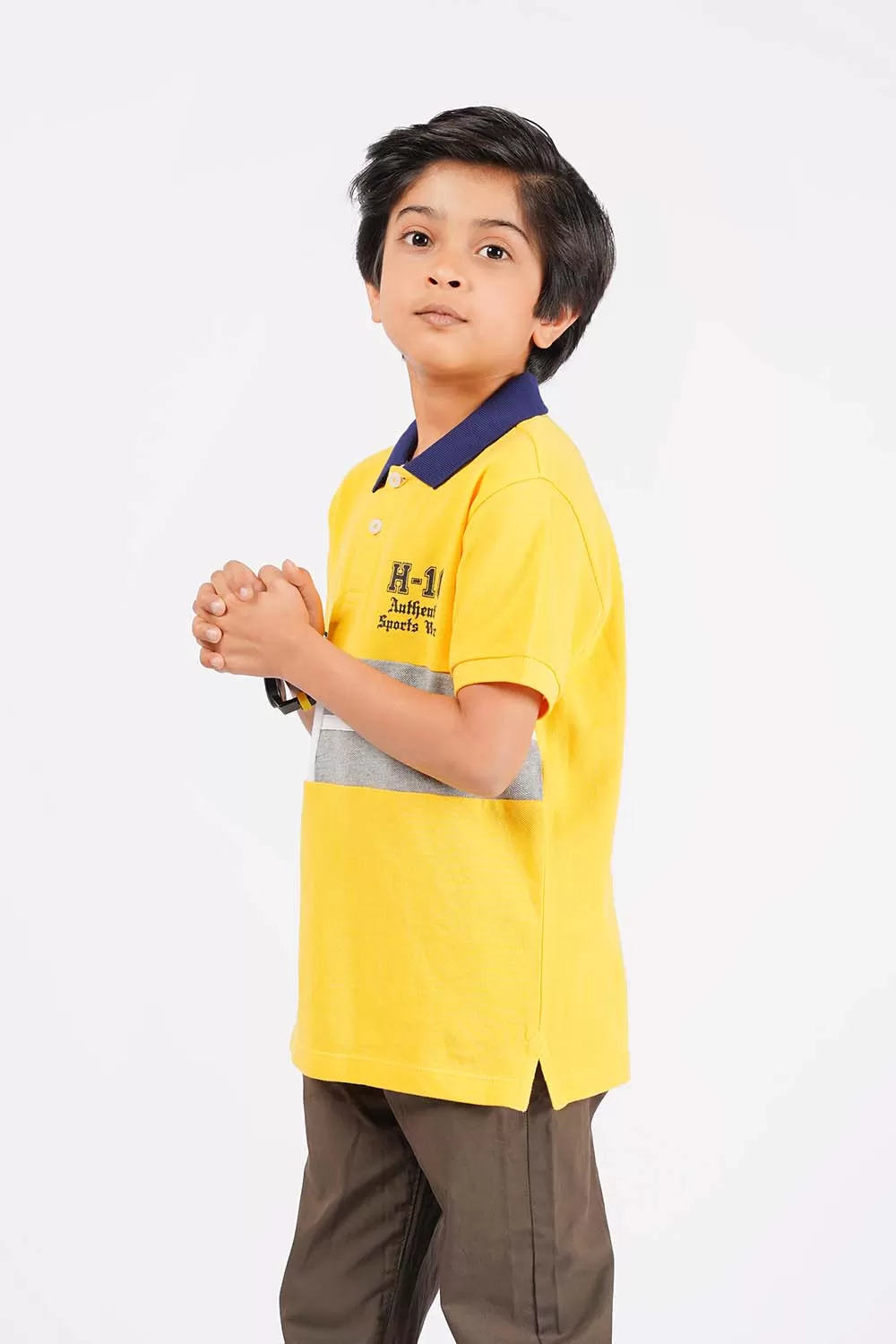 Boy's Short Sleeves Fashion Polo