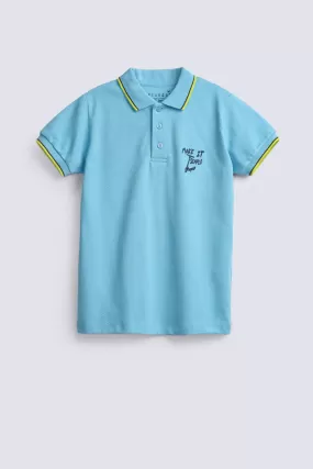 BOYS SPECIAL KNIT POLO