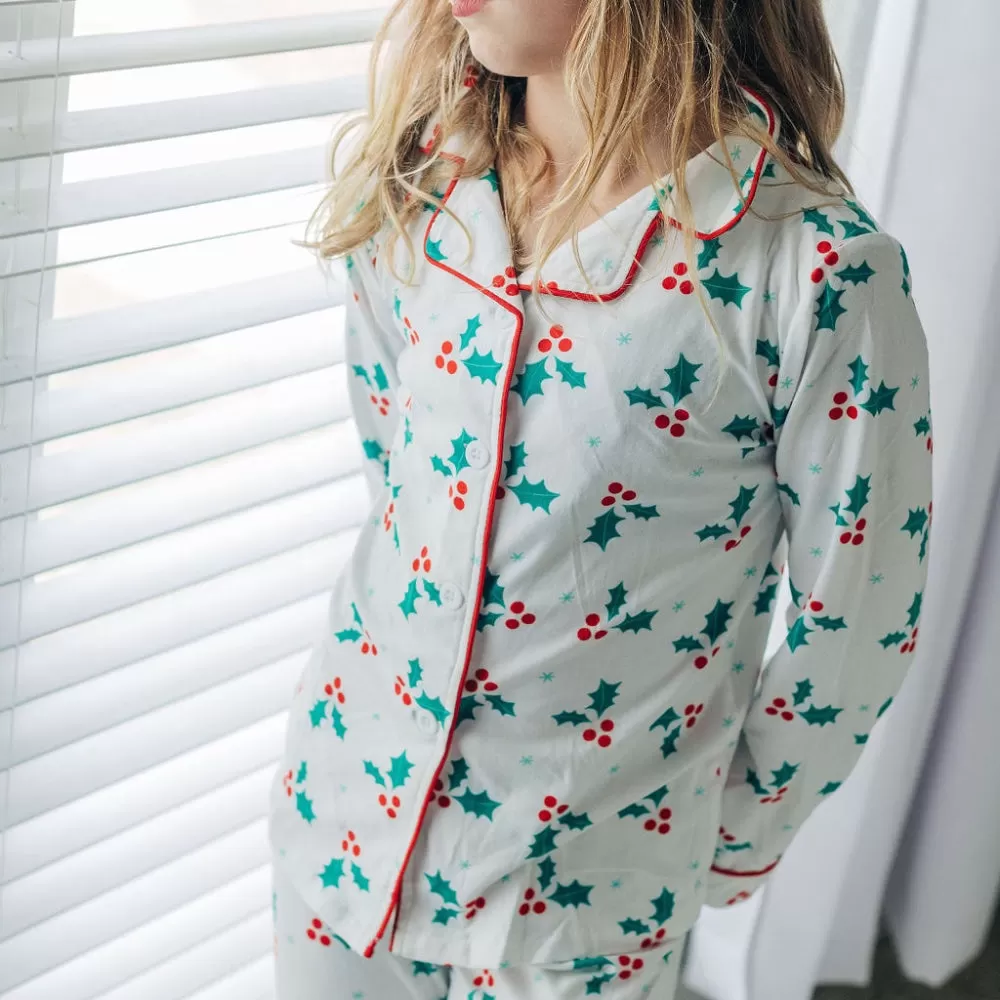 Bright Hollies - Button Down PJs