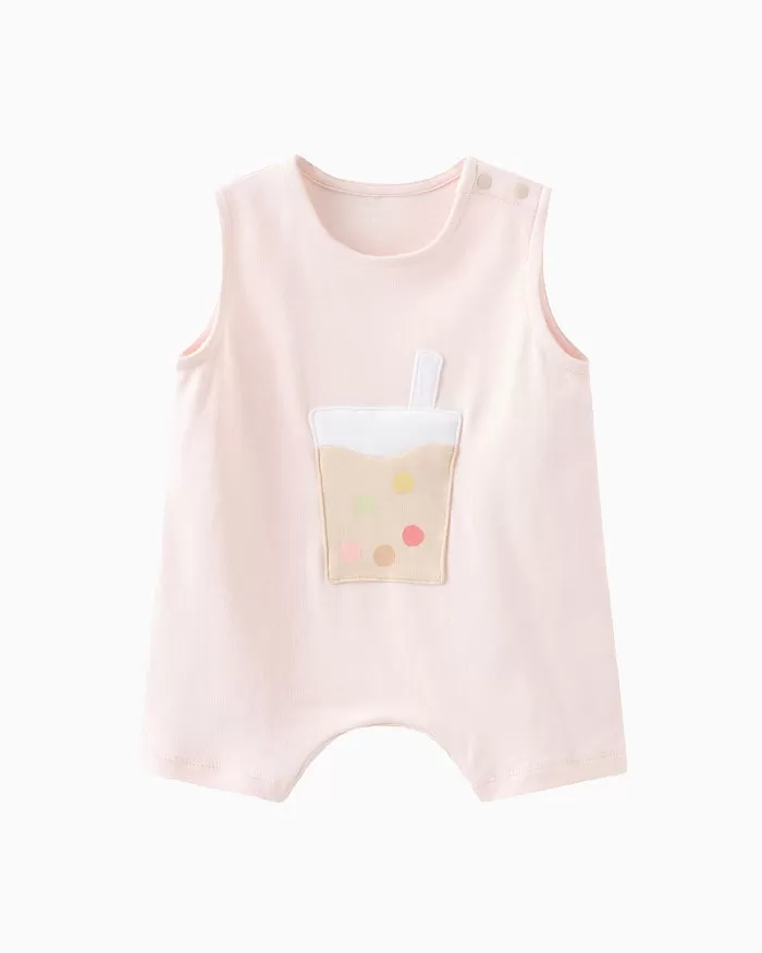 Bubble Tea Baby Romper