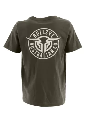 Bullzye Boys Bullring S/S Tee - Green - BCP3503002