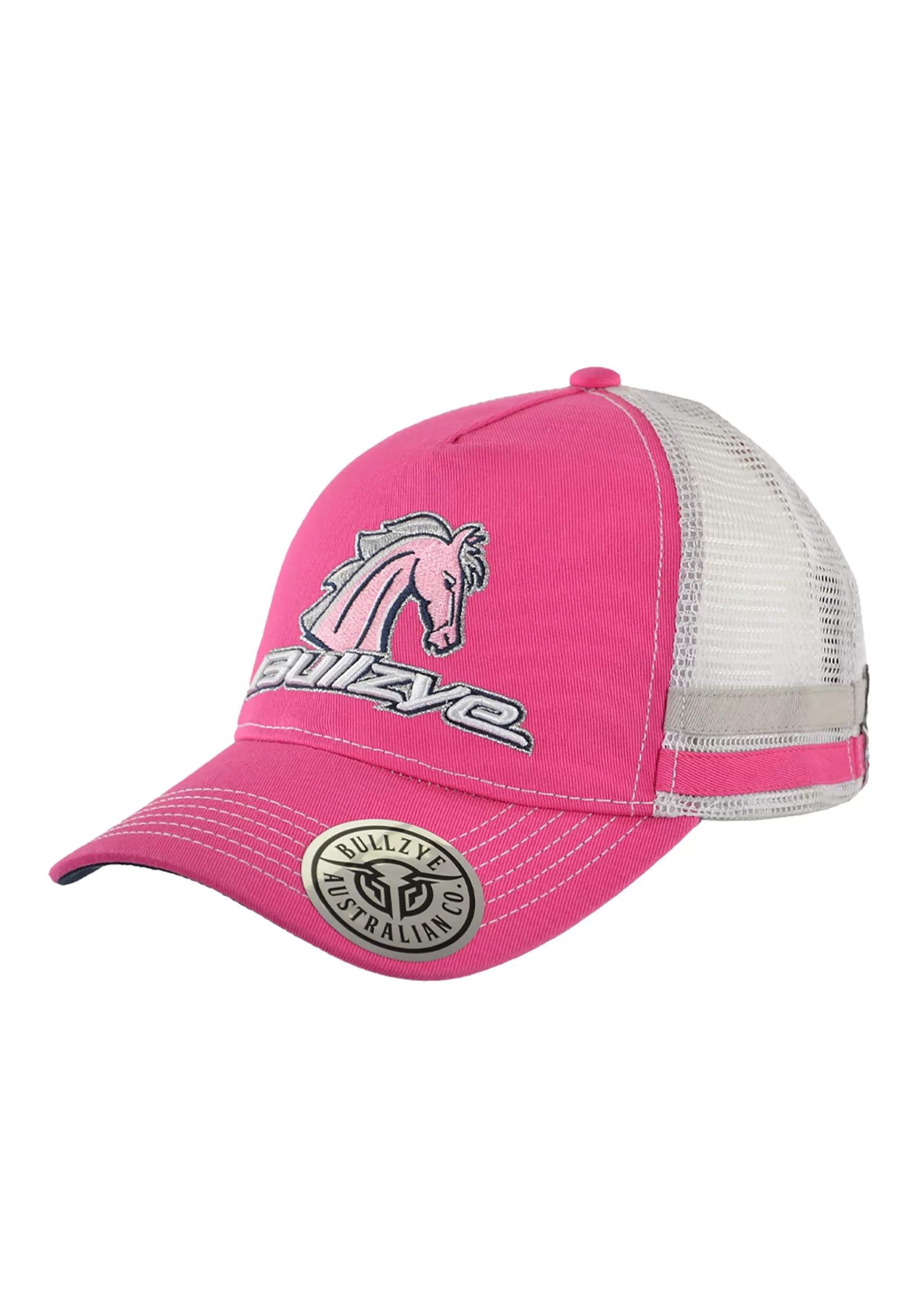 Bullzye Girls Horse Logo Cap