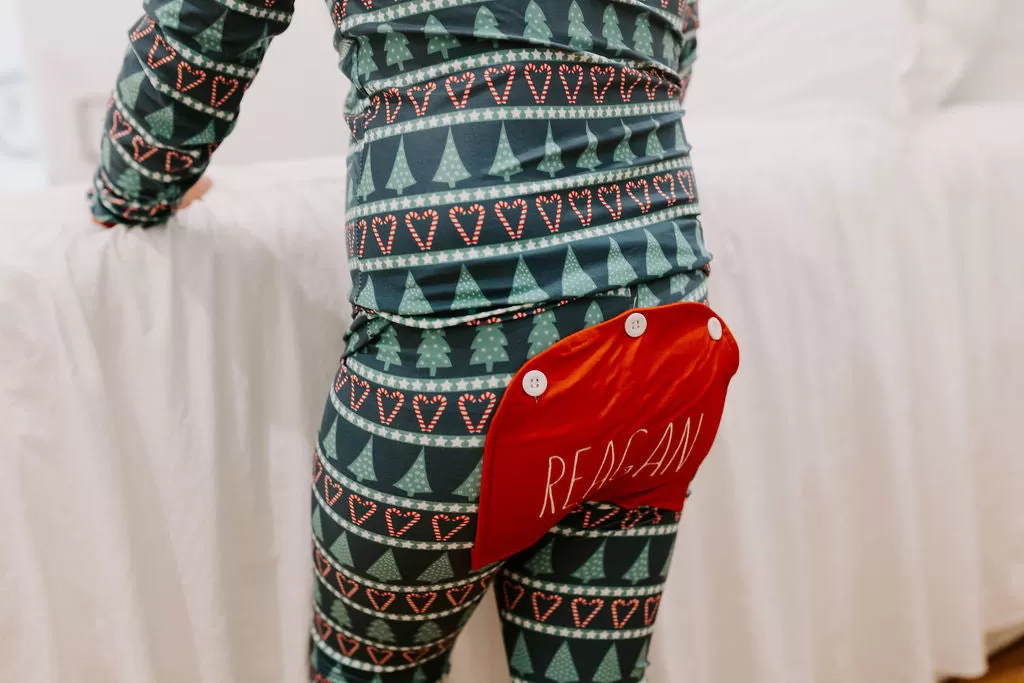 Buttflap Pajamas - Trees And Candy Canes