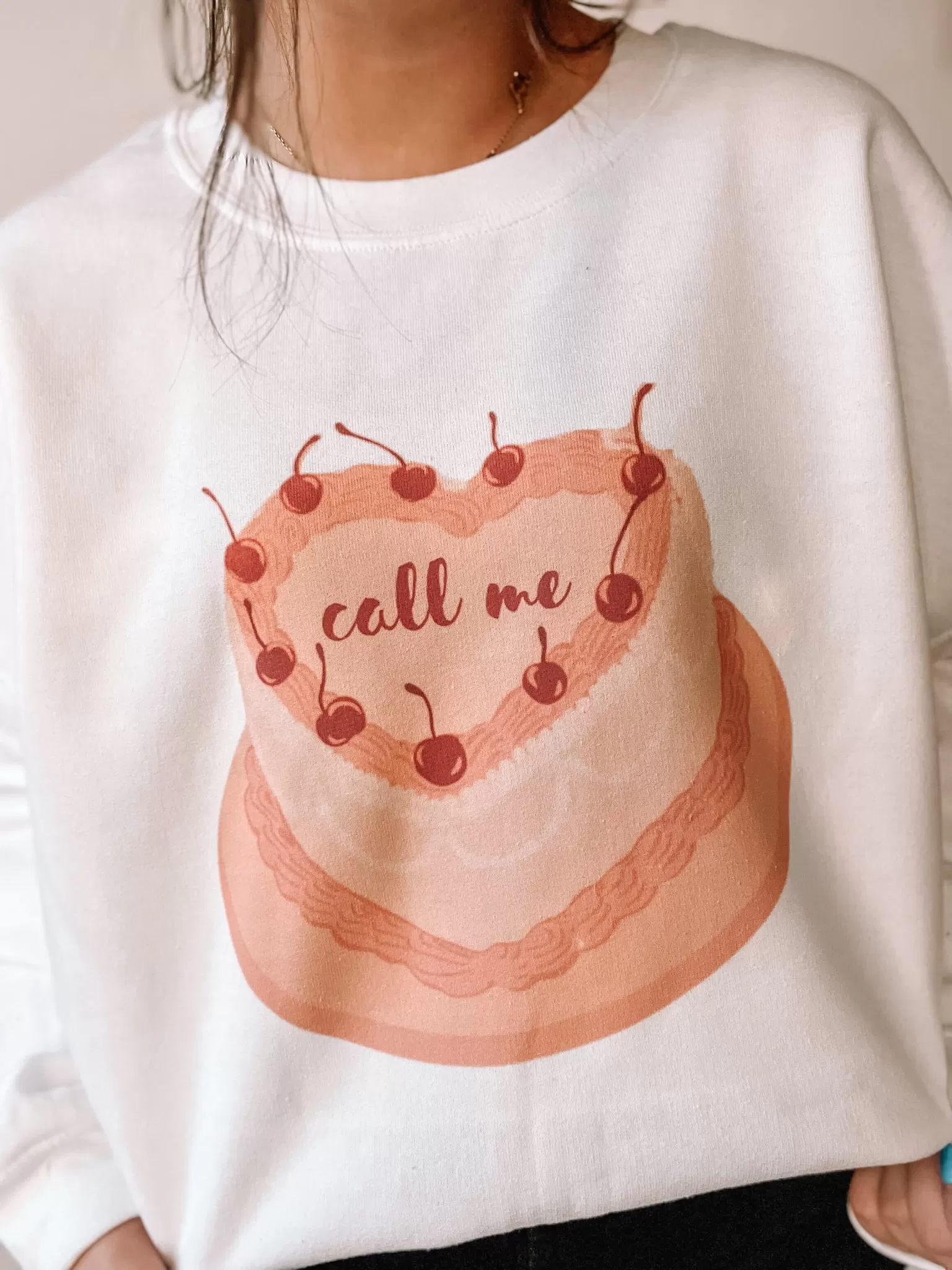 Call Me Graphic Sweatshirt