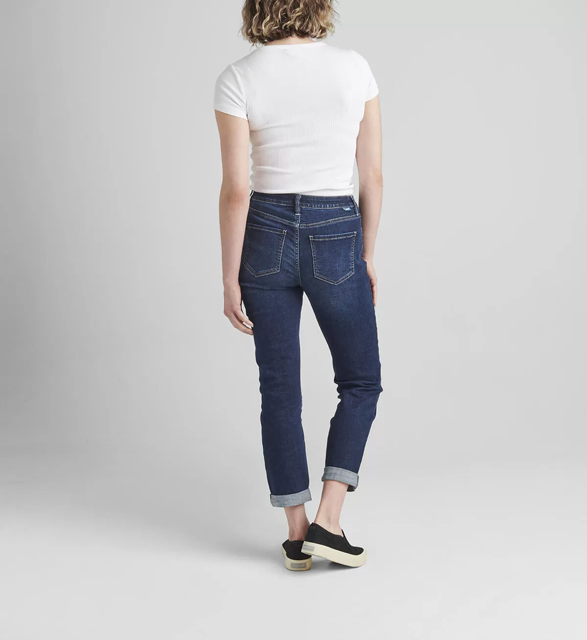 Carter Mid Rise Girlfriend Jeans (Night-Breeze)