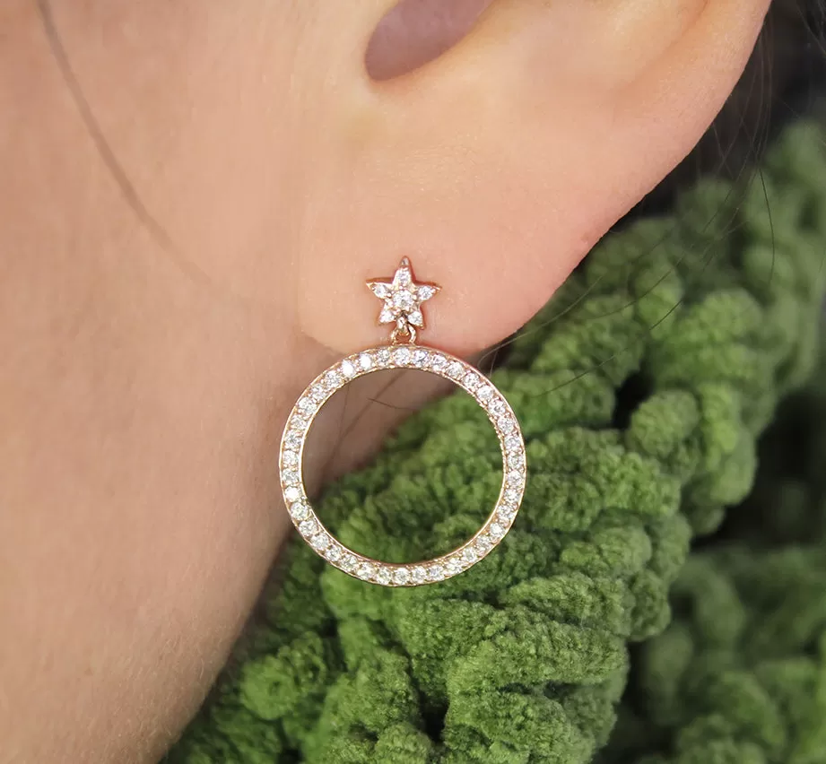 Celeste Hoop Earrings