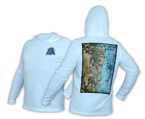 Charleston, SC / King Tide Blue Moon Chart Performance Hoodie