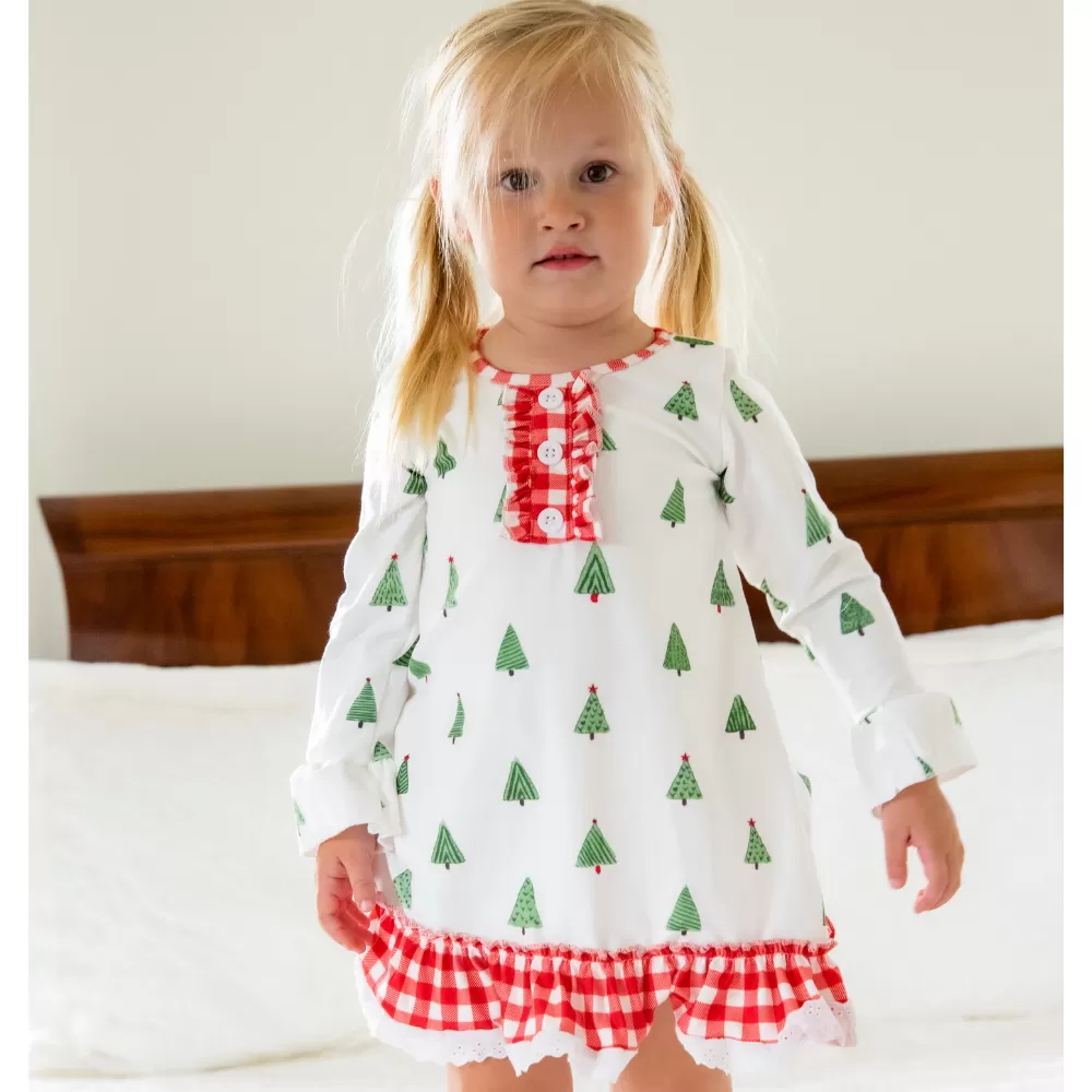 Christmas Tree - Ruffle Gown With Bloomers