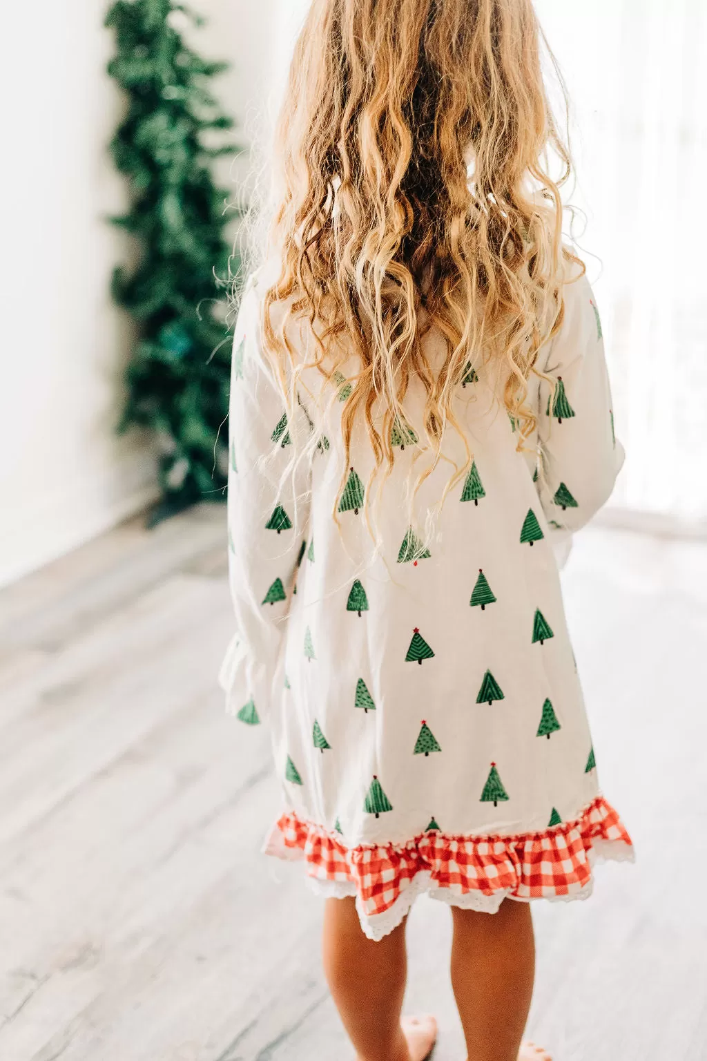 Christmas Tree - Ruffle Gown With Bloomers