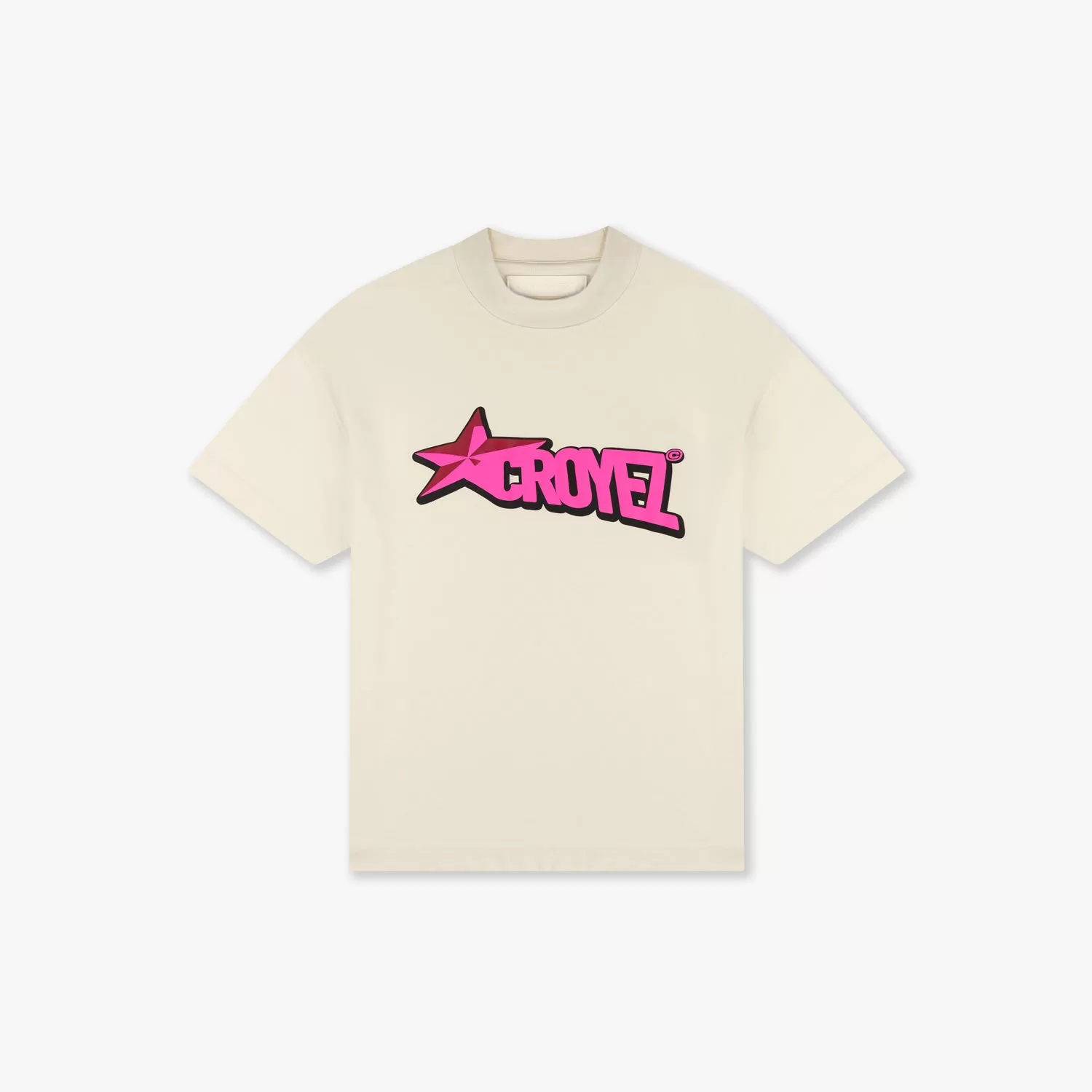 CROYEZ CELESTIAL T-SHIRT - OFF-WHITE/PINK