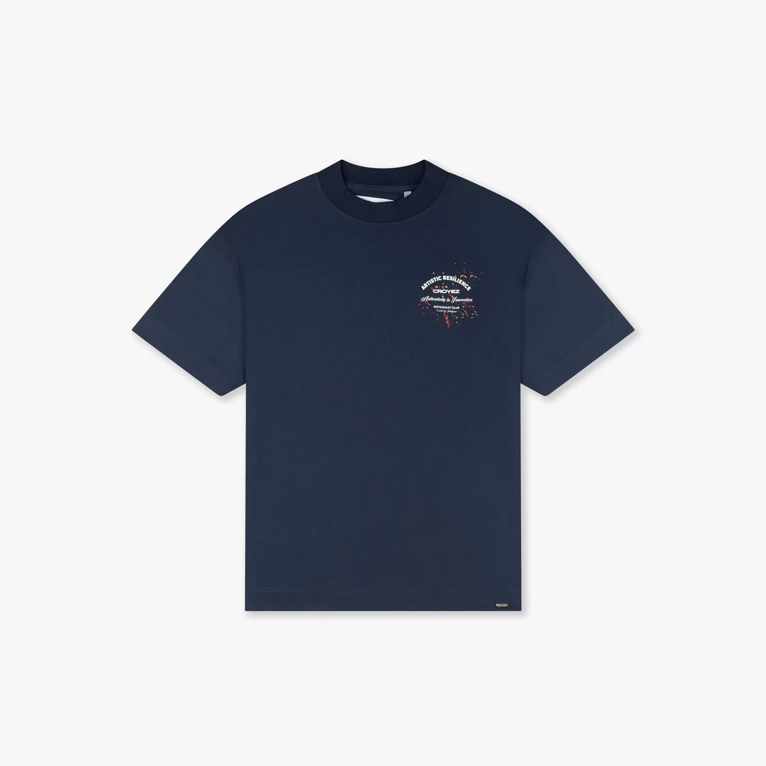 CROYEZ ENTHUSIAST CLUB T-SHIRT - BLUE/WHITE