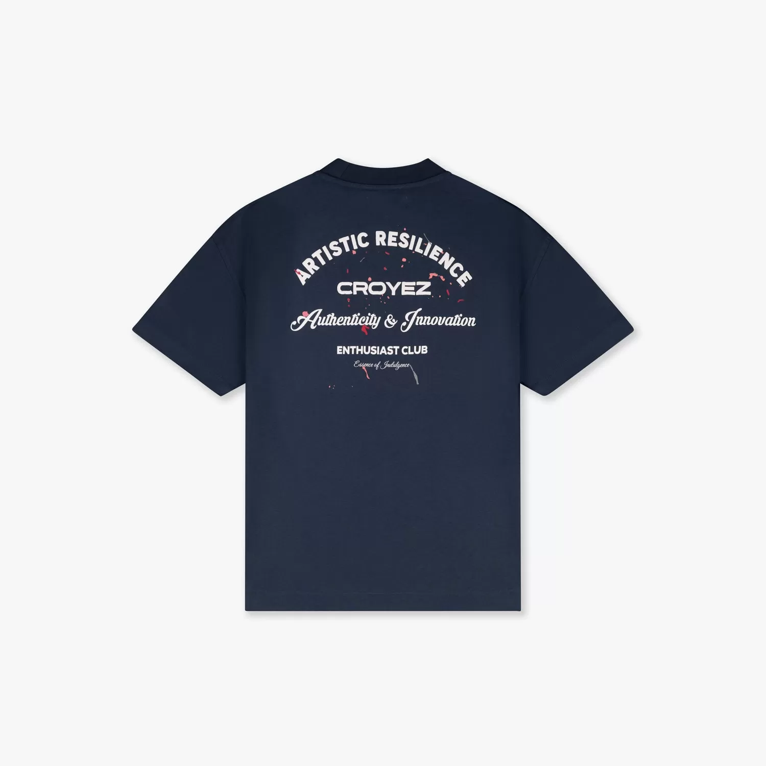 CROYEZ ENTHUSIAST CLUB T-SHIRT - BLUE/WHITE