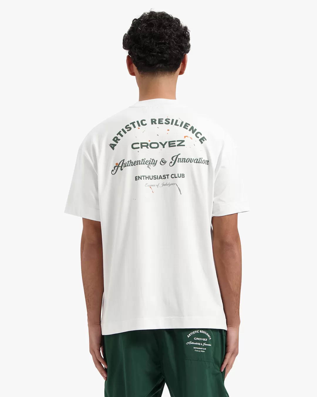 CROYEZ ENTHUSIAST CLUB T-SHIRT - WHITE