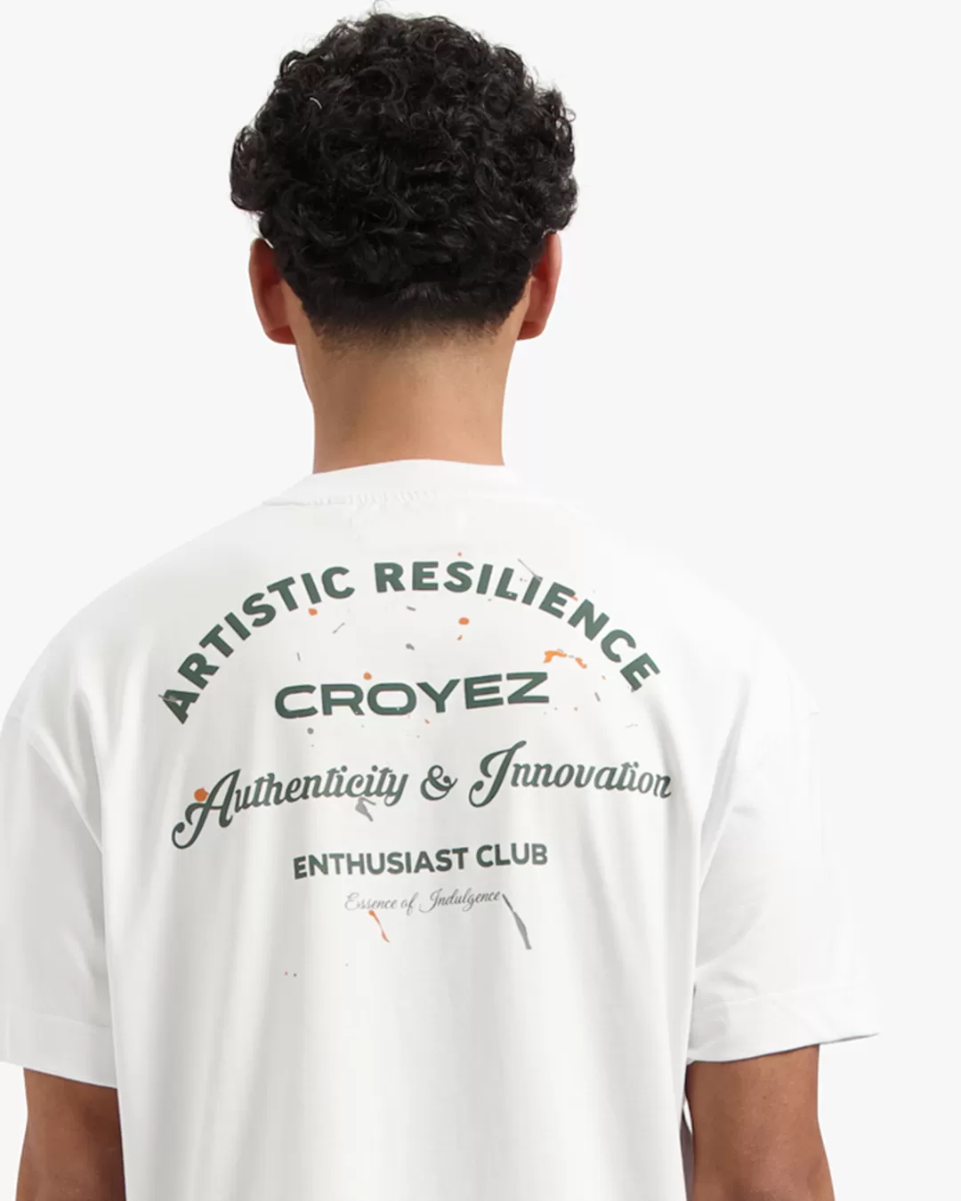 CROYEZ ENTHUSIAST CLUB T-SHIRT - WHITE